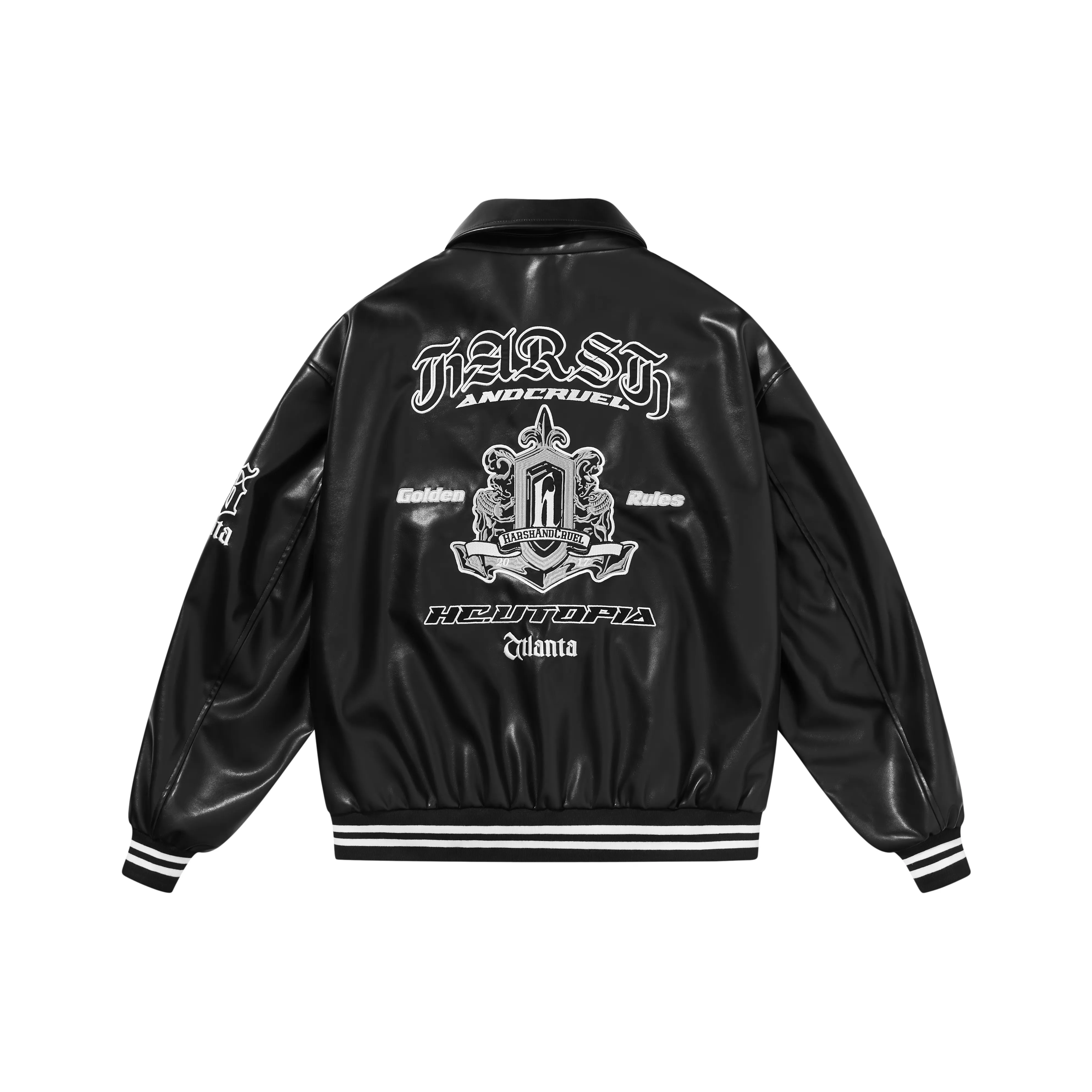 HARSH AND CRUEL Бейсбольная куртка Унисекс