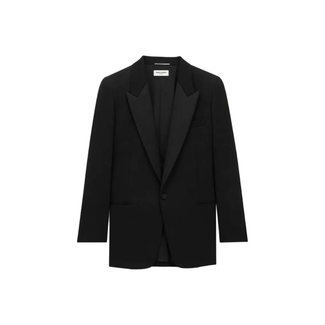SAINT LAURENT Single Breasted Tuxedo Blazer