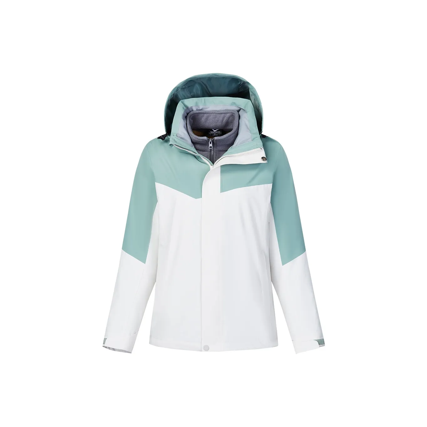 KEMPGEAR Water Resistant Windproof Breathable Warm Windbreaker Jacket Unisex