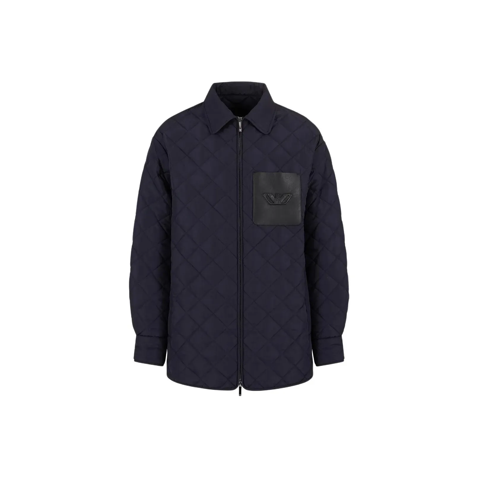 EMPORIO ARMANI Diamond quilted Nylon Blouson With Logo Pocket