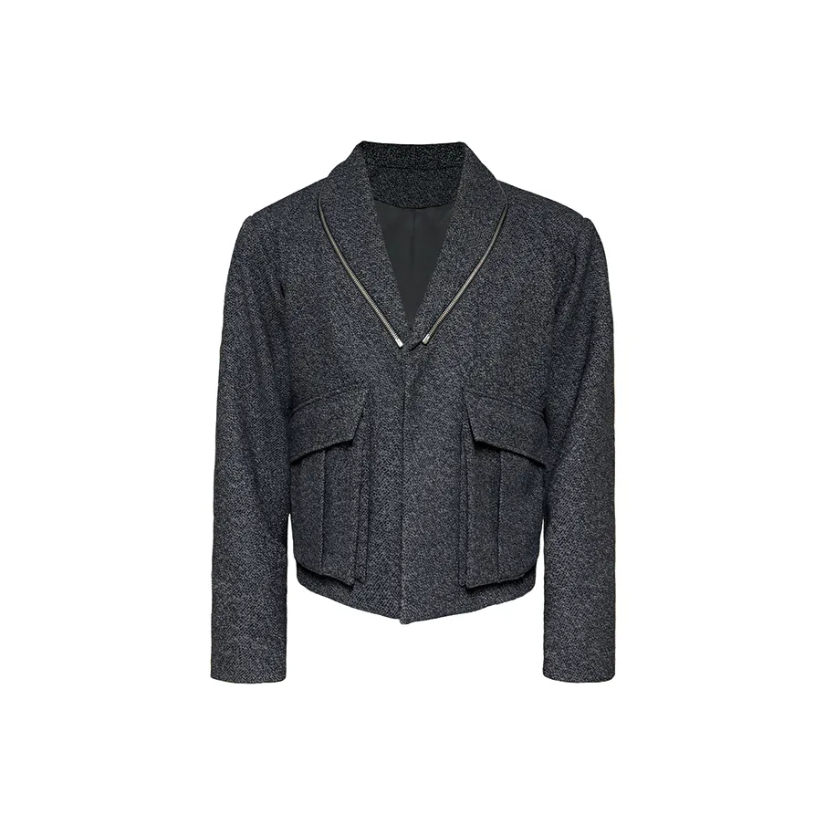 J CAESAR STUDIO Бизнес-костюм унисекс серо-синий