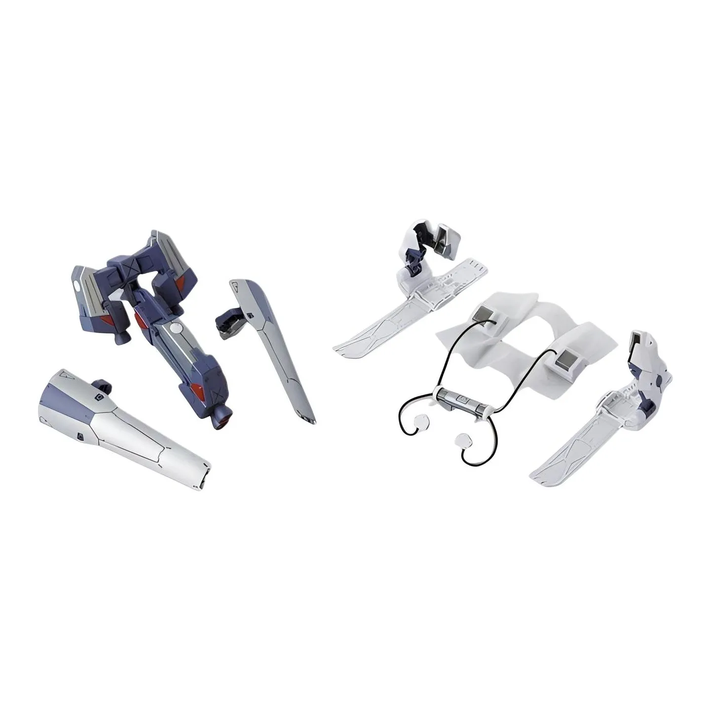 BANDAI Master Grade, Gundam F90 Custom Parts Set Type C & T Strap, Dengeki Model Accessories