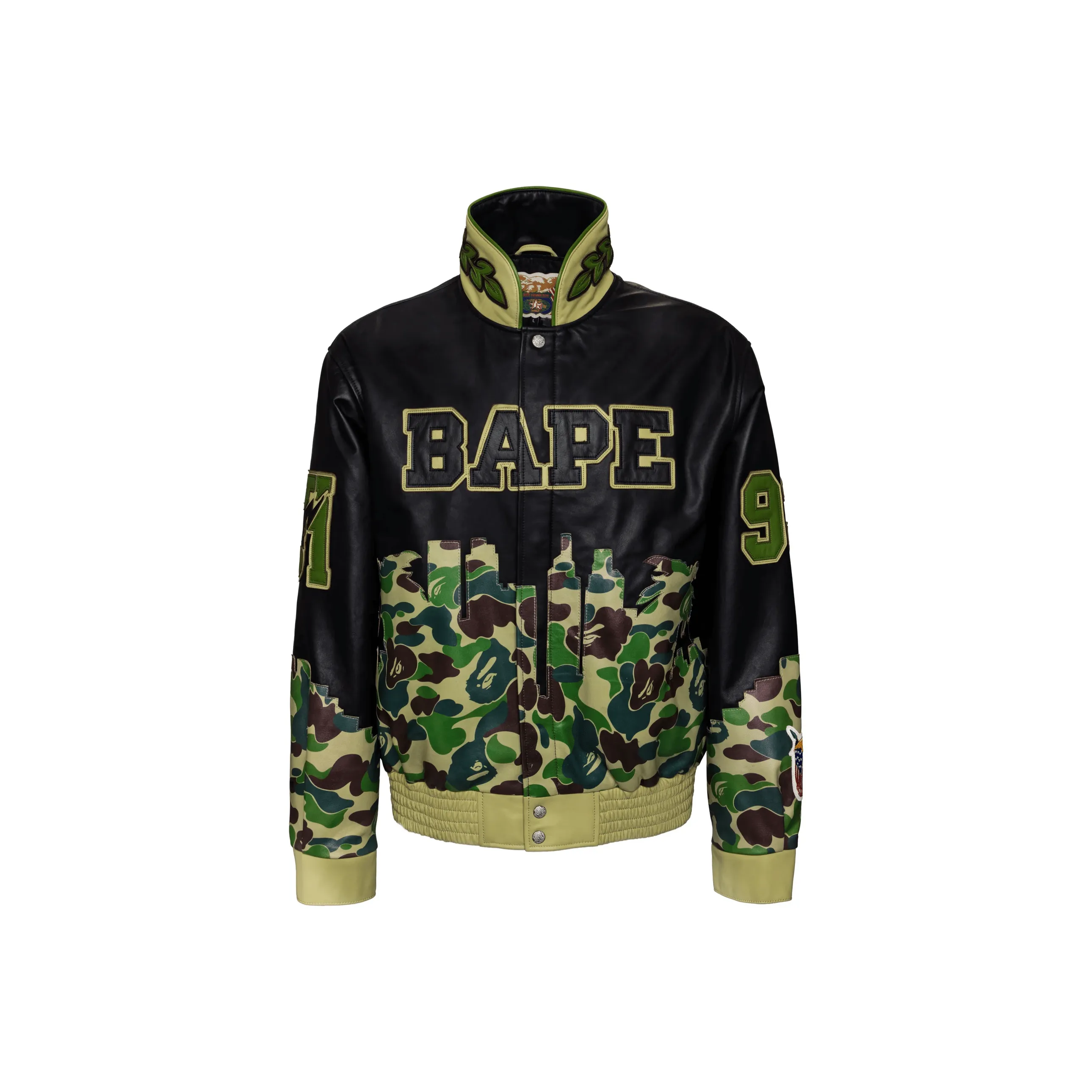 Jeff Hamilton X A BATHING APE Jeff Hamilton Collaboration Jackets Unisex Black