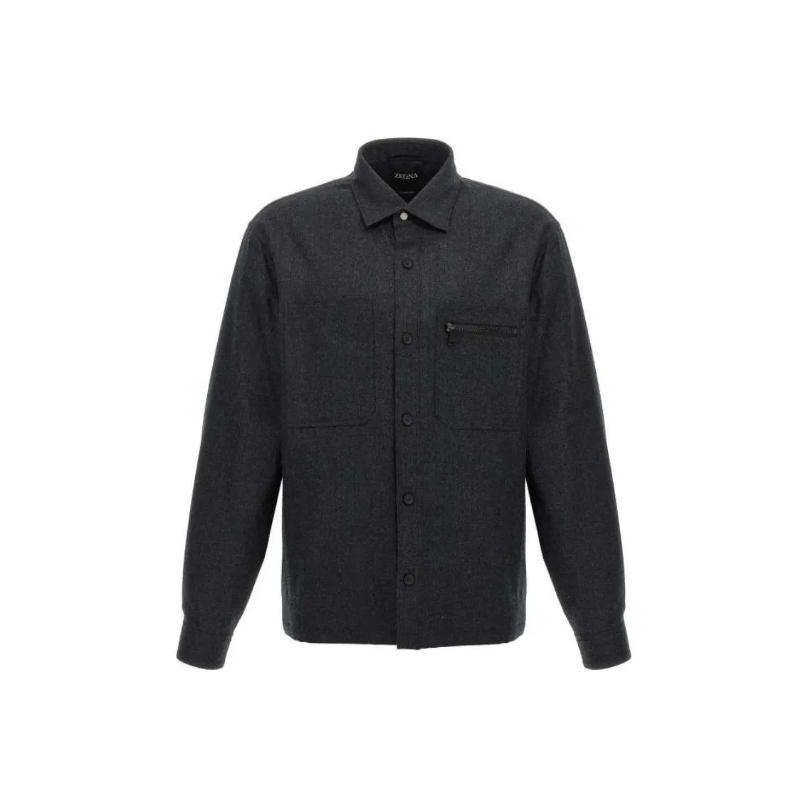Zegna Buttoned Long Sleeved Overshirt