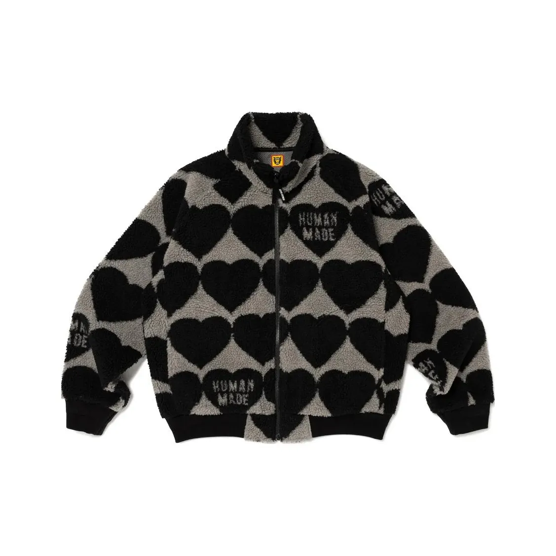 HUMAN MADE Heart pattern Fleece Jacket