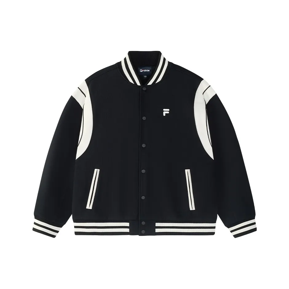 FILA FUSION Бейсбольная куртка Унисекс Глубокий черный