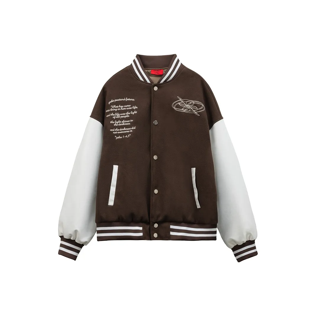 GRKC Бейсбольная куртка Унисекс Коричневый