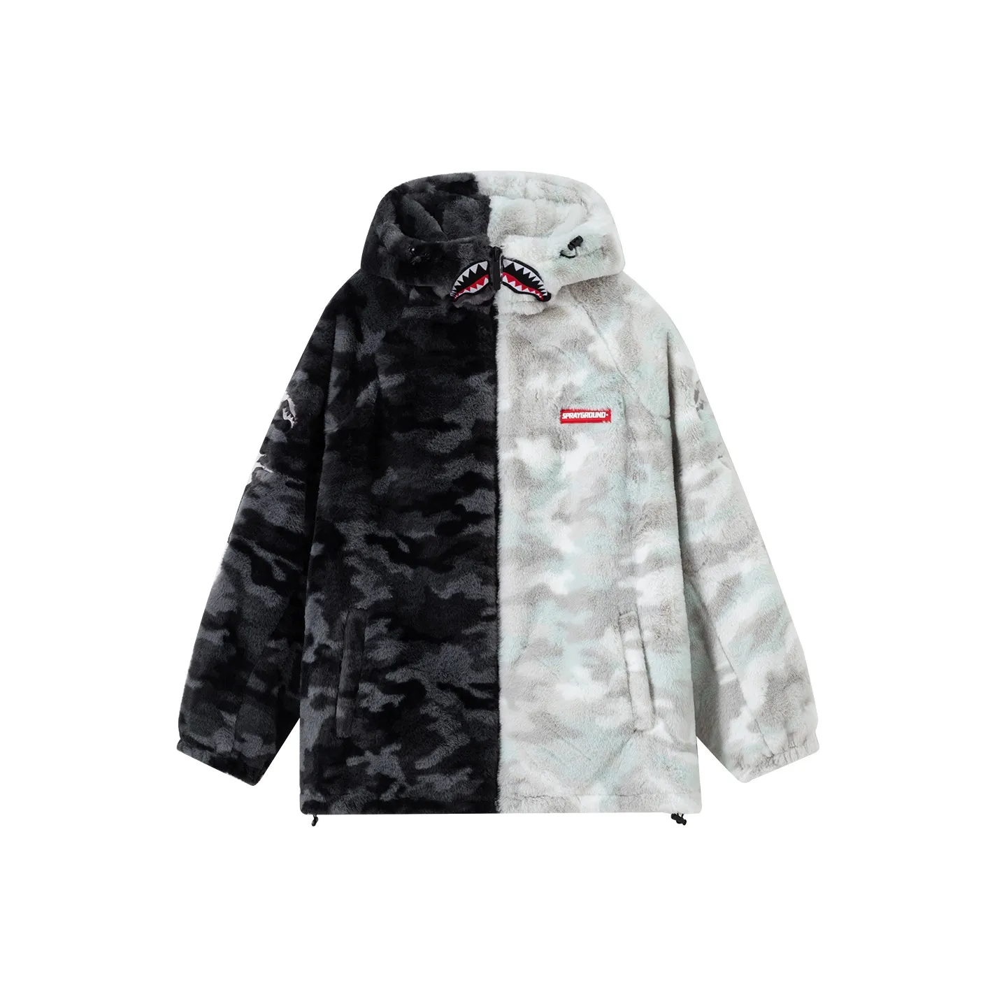 SPRAYGROUND Velvet Feel Пальто Унисекс Темно-серый