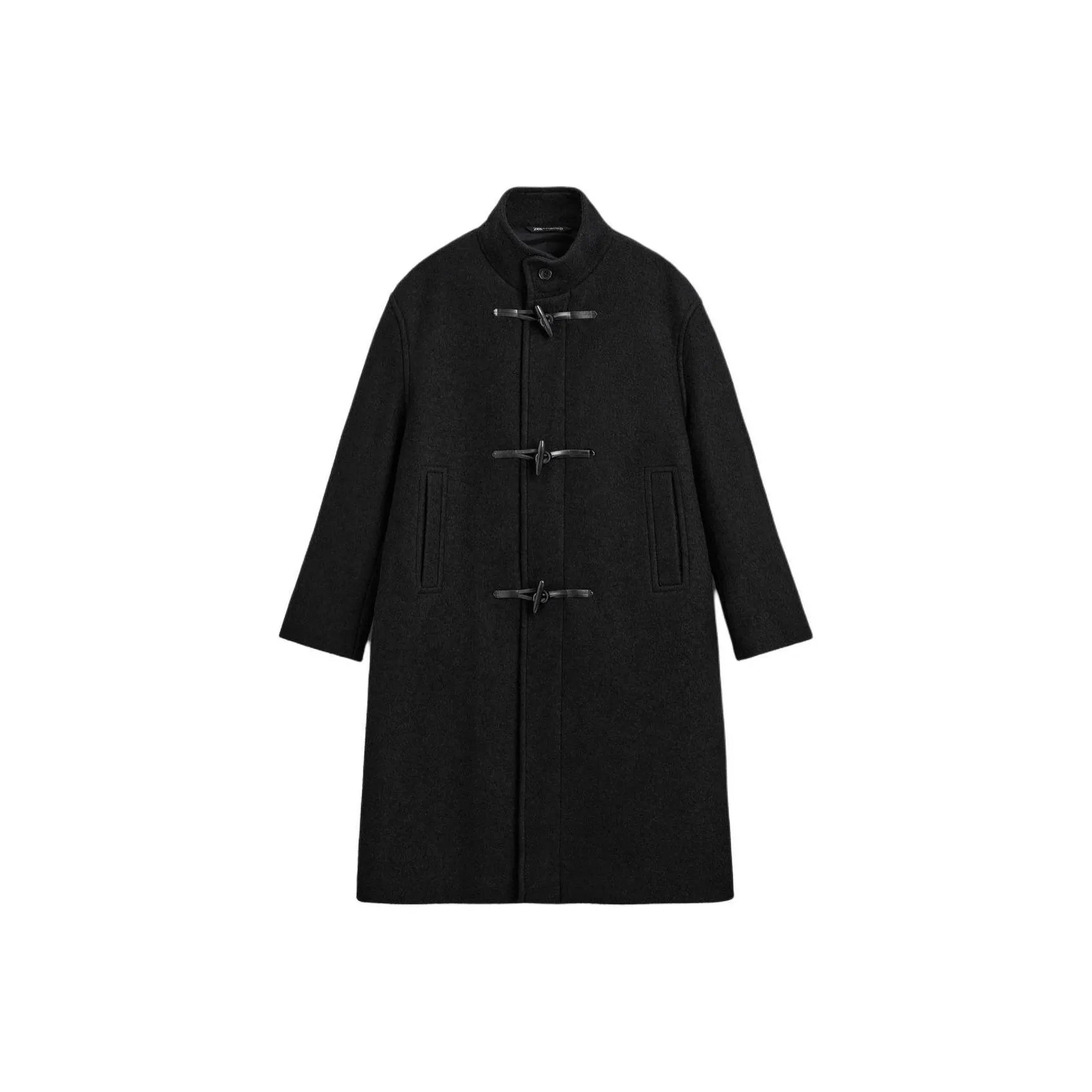 ZARA Черное Мужское Пальто