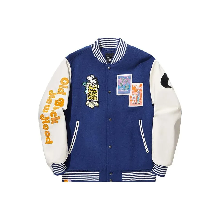 LINING x Steven Harrington Куртки и Пальто Мужской Синий Белый