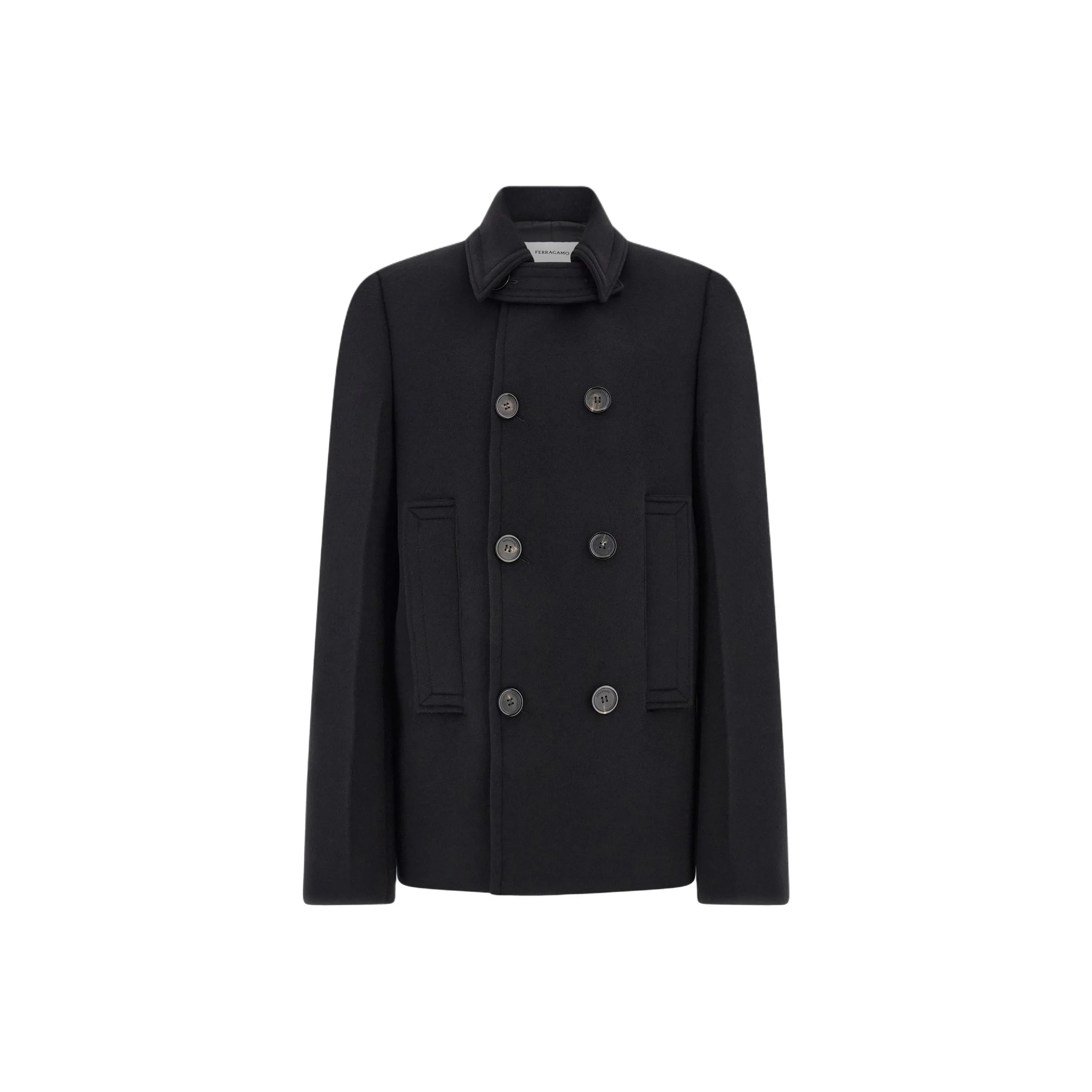 Ferragamo Virgin Wool blend Peacoat