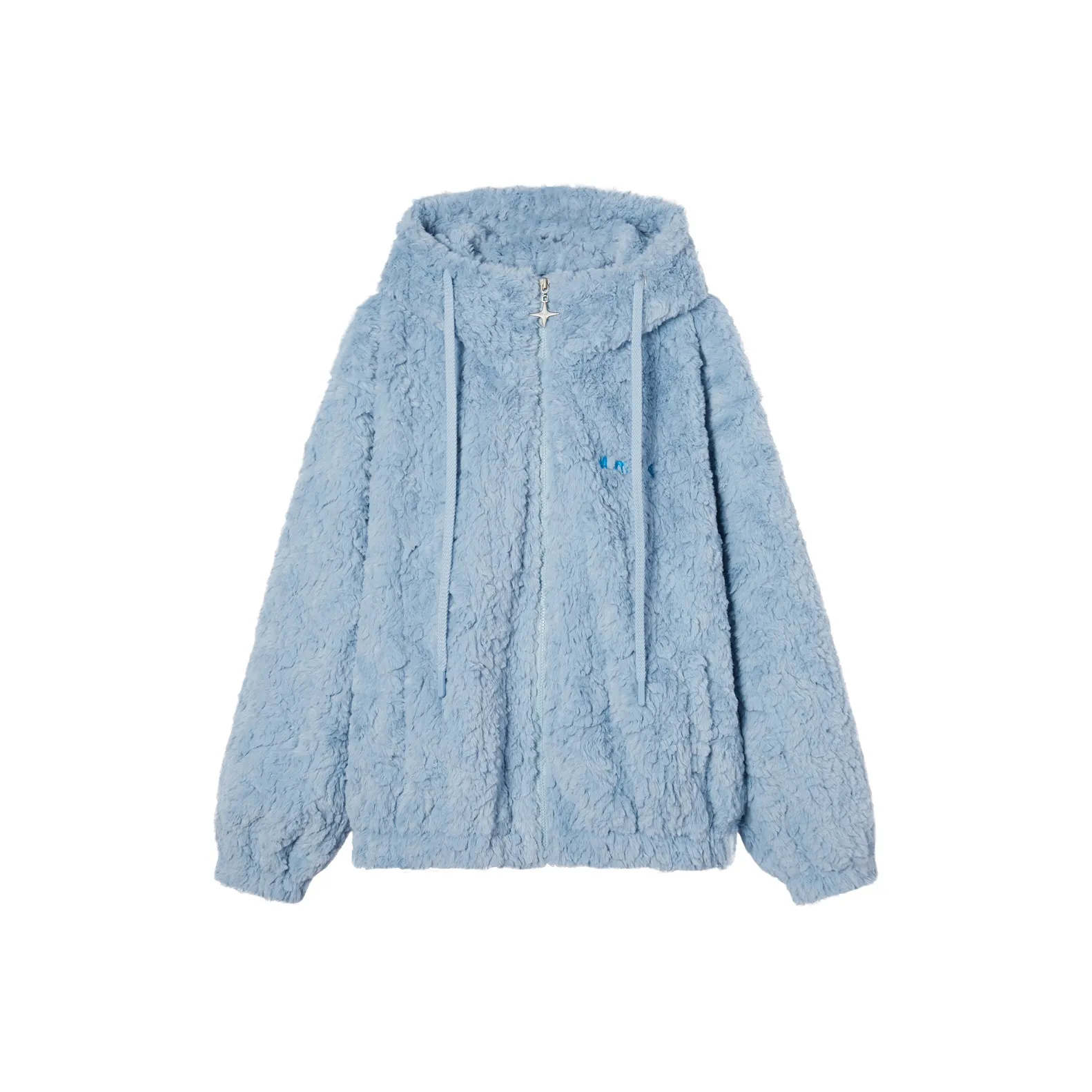 MMLG Бархат Feel Куртка Унисекс Морская соль Синий