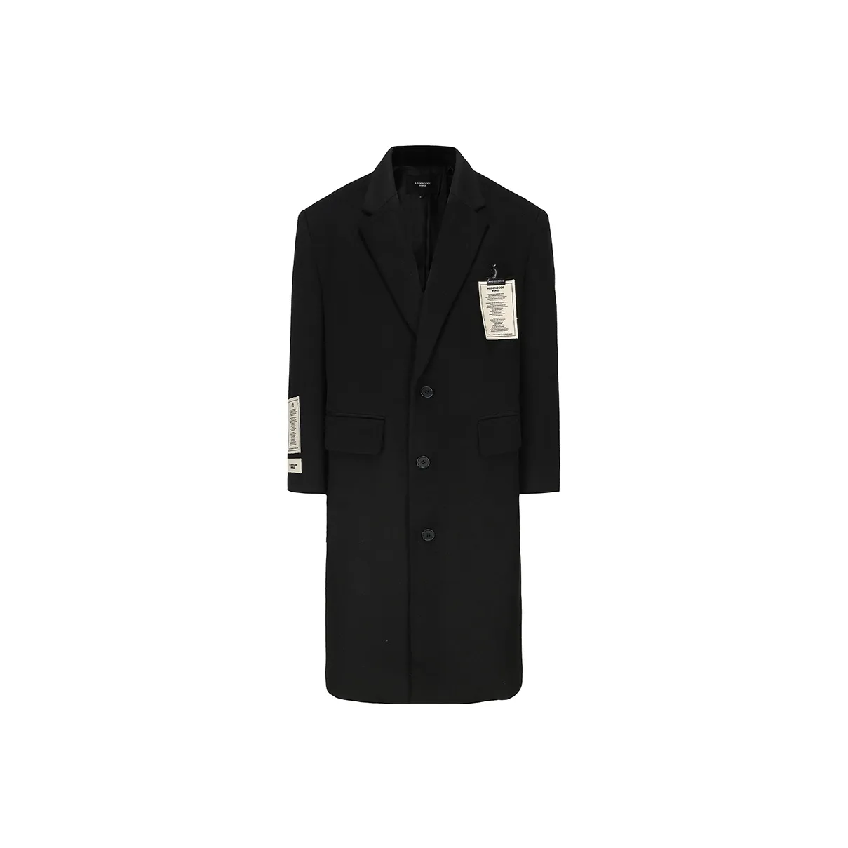 ARDENCODE Черное Унисекс Пальто
