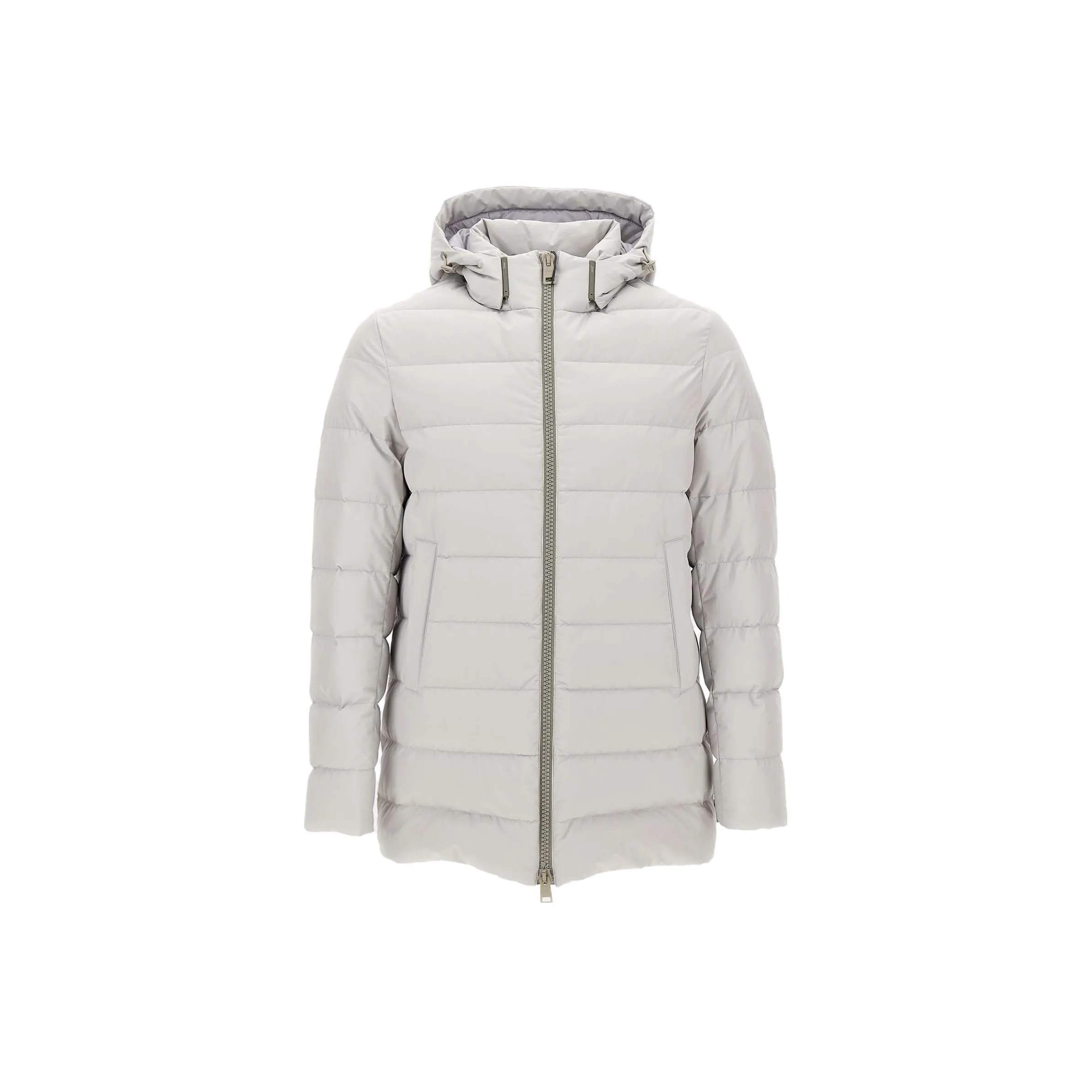 HERNO Hooded Zip Up Padded Coat
