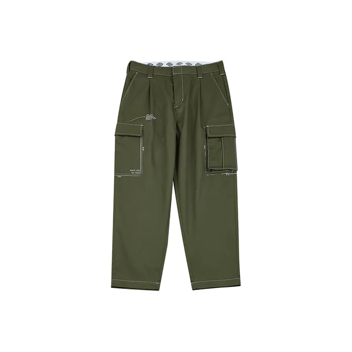 Dickies Повседневные брюки Мужские Армейский зеленый