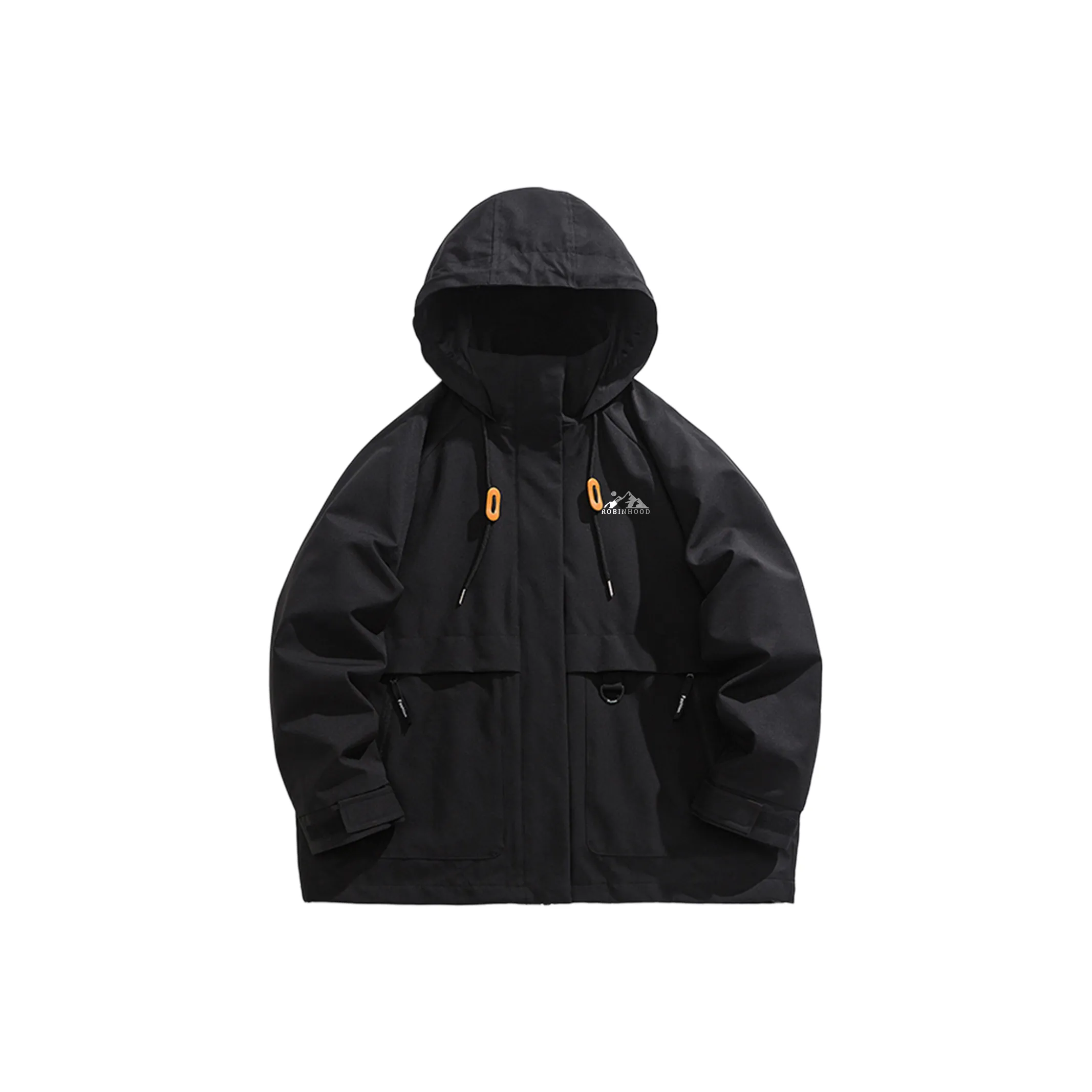 ROBINHOOD Windproof Breathable Water Repellent Cold Resistant Rainproof Windbreaker Jacket Unisex