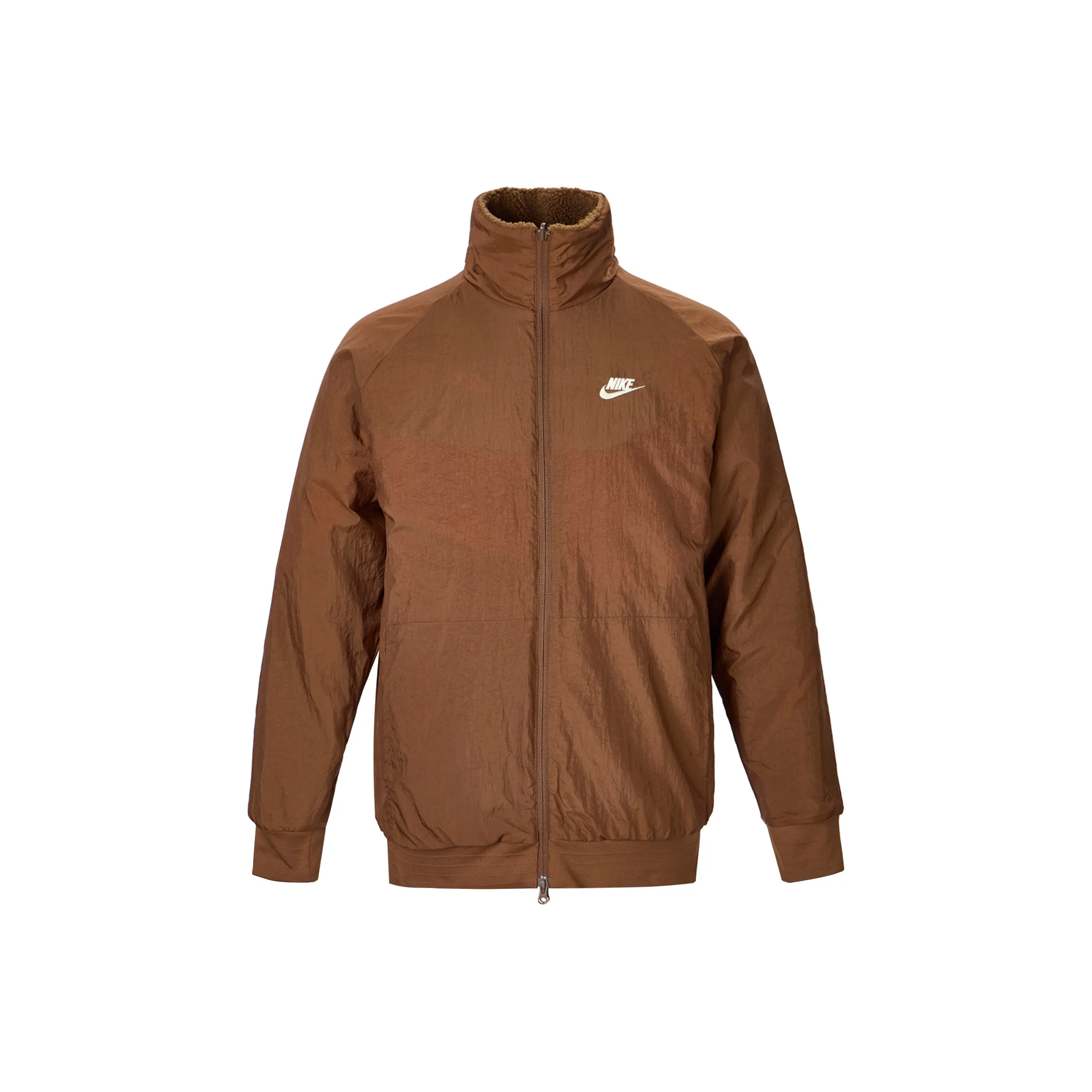 Nike SportswearSwoosh Velvet-feel Coat Men's Cocoa/Coconut Milk/Light British Brown/Coconut Milk
