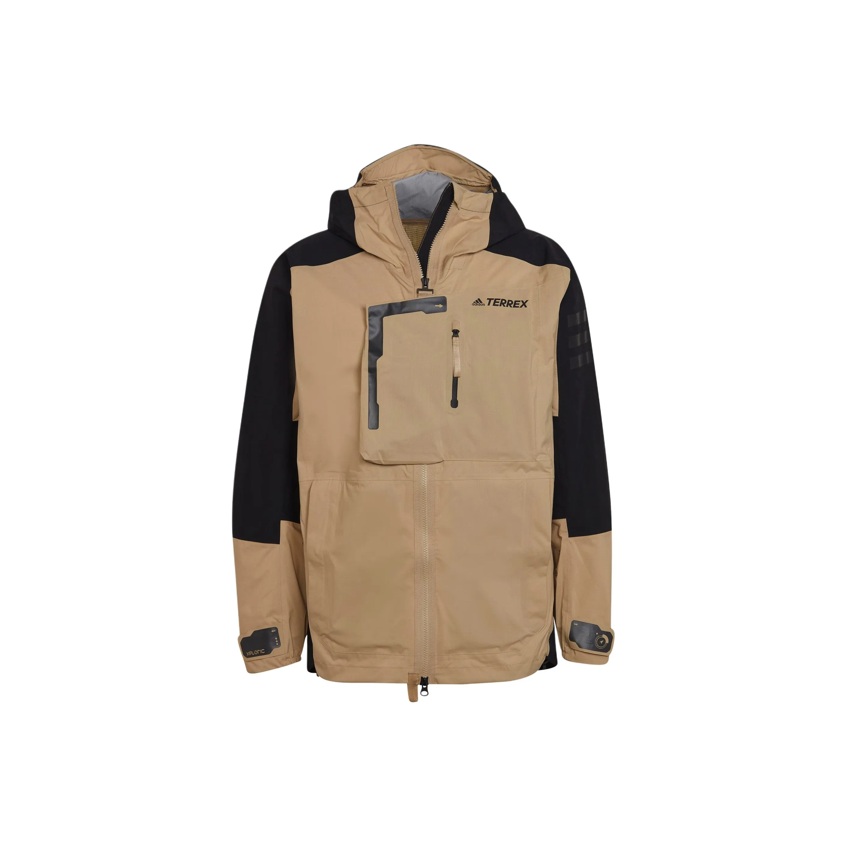 Adidas Куртка Мужская Светло-хаки Черная