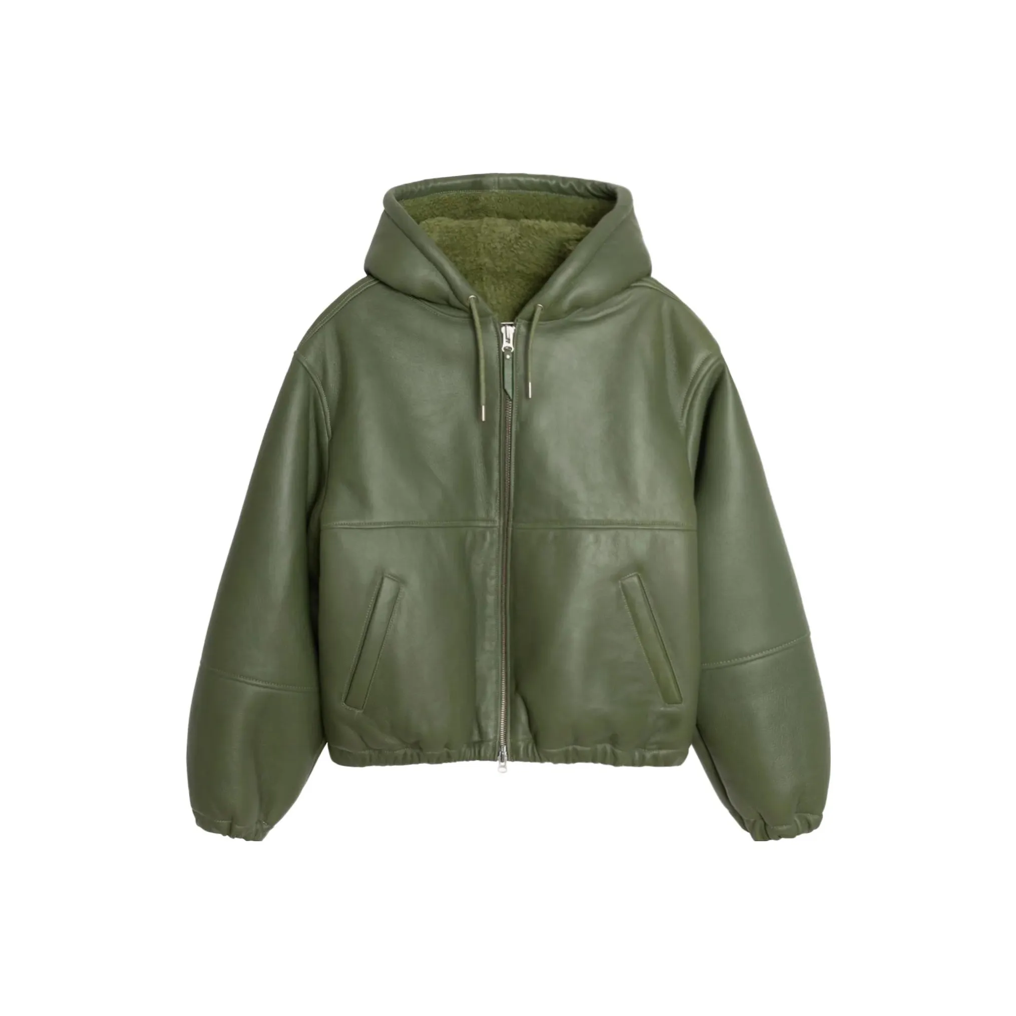 Stussy Shearling Hooded Work Jacket