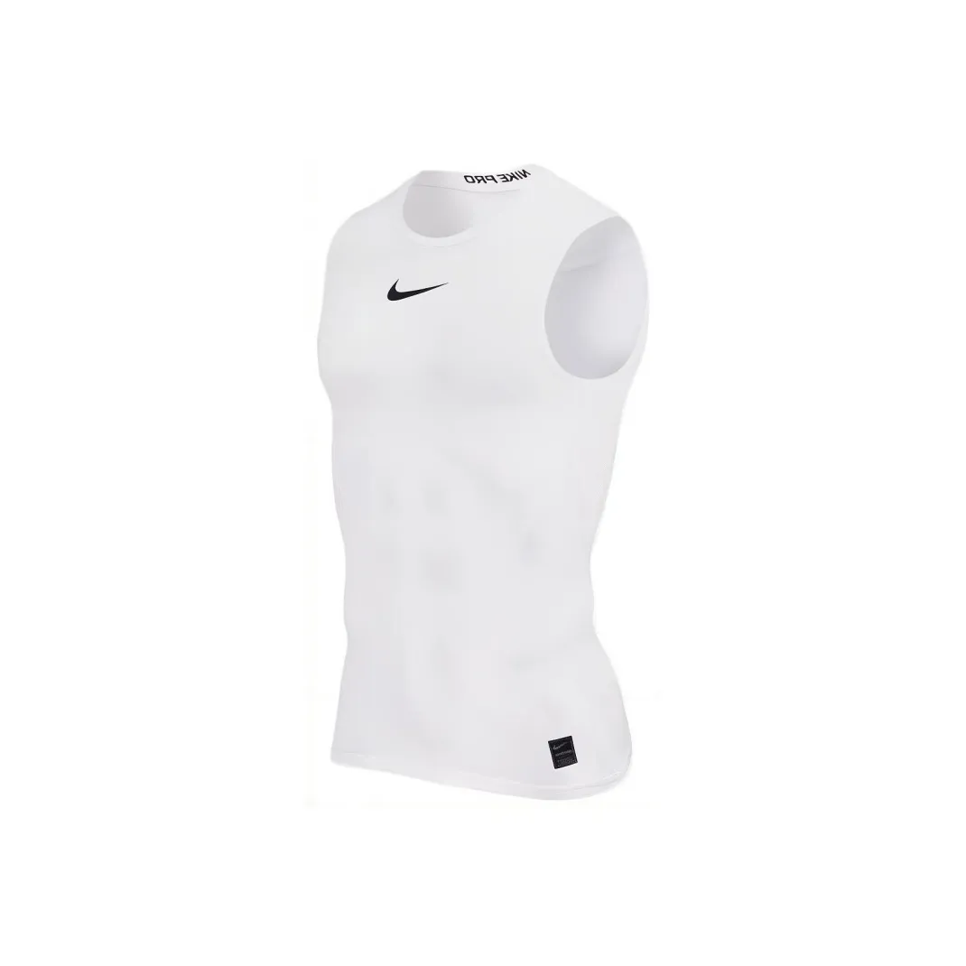 Nike Men's Logo Quick-Dry Sleeveless Tank White