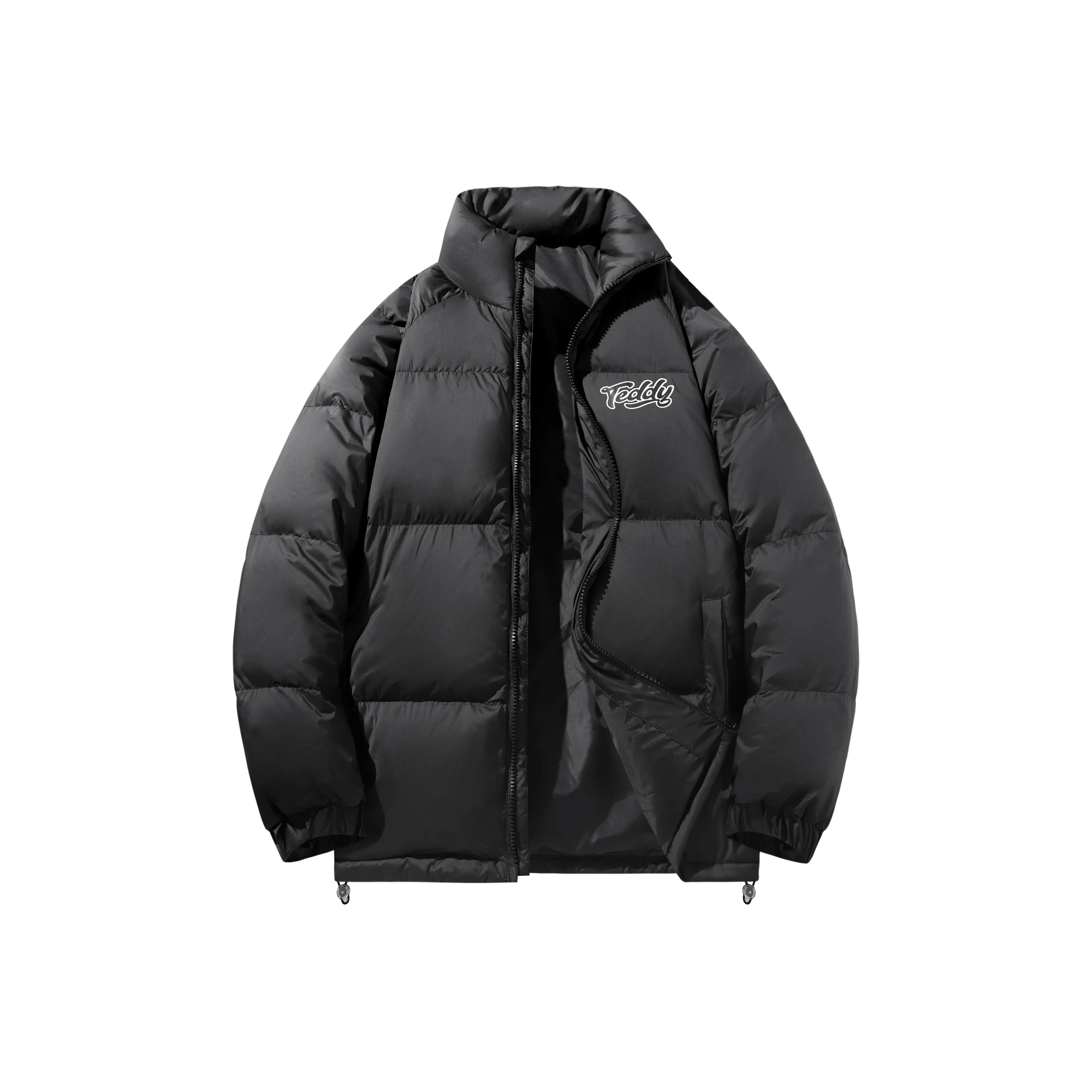 Teddy Bear Collection Down Jacket Unisex Black