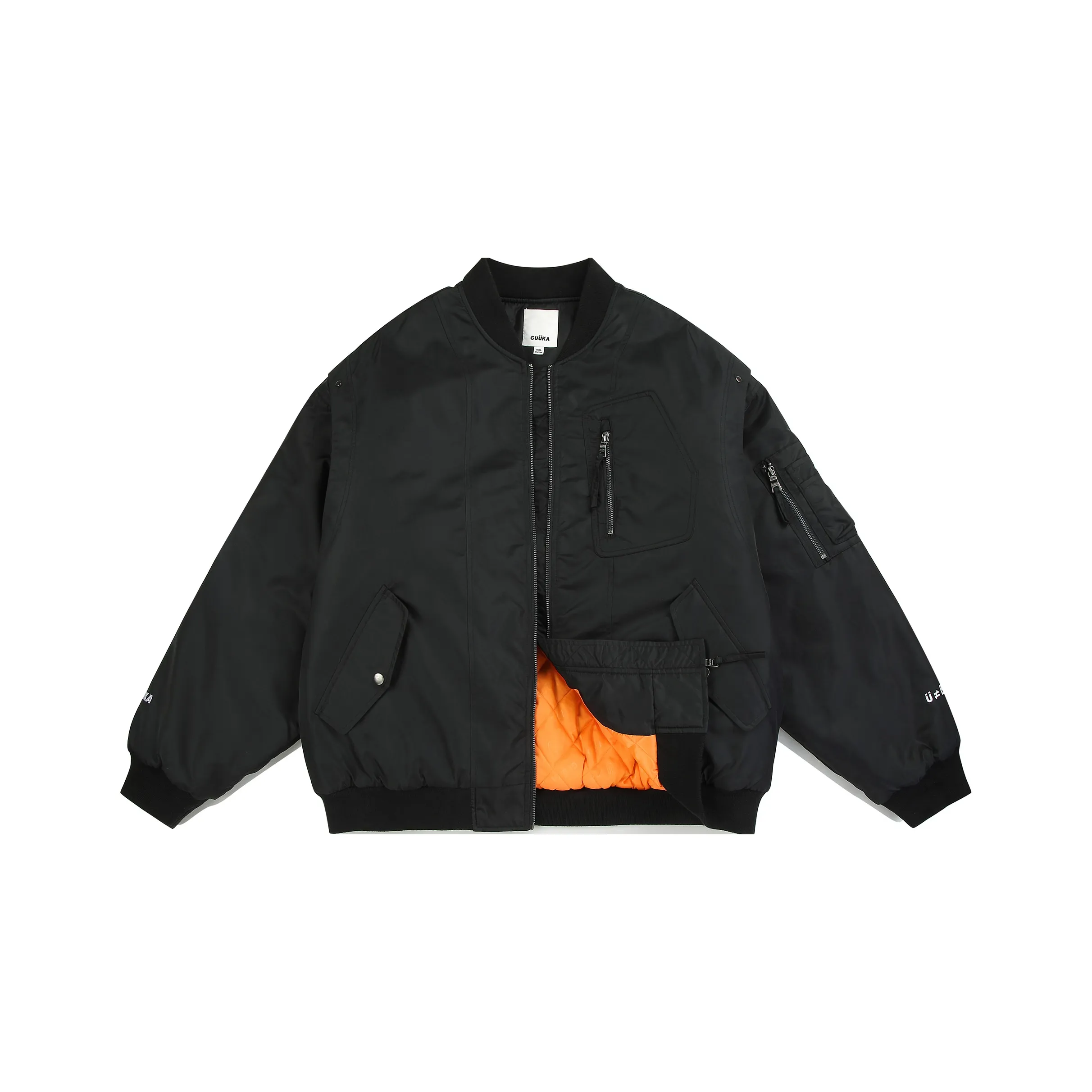 Guuka Мужские черные куртки