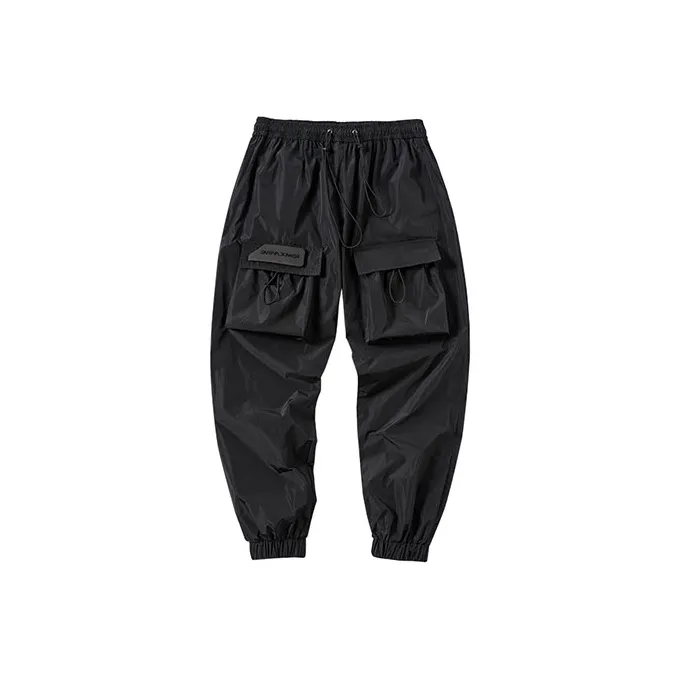 ENSHADOWER Повседневные брюки Осенний Унисекс Черный