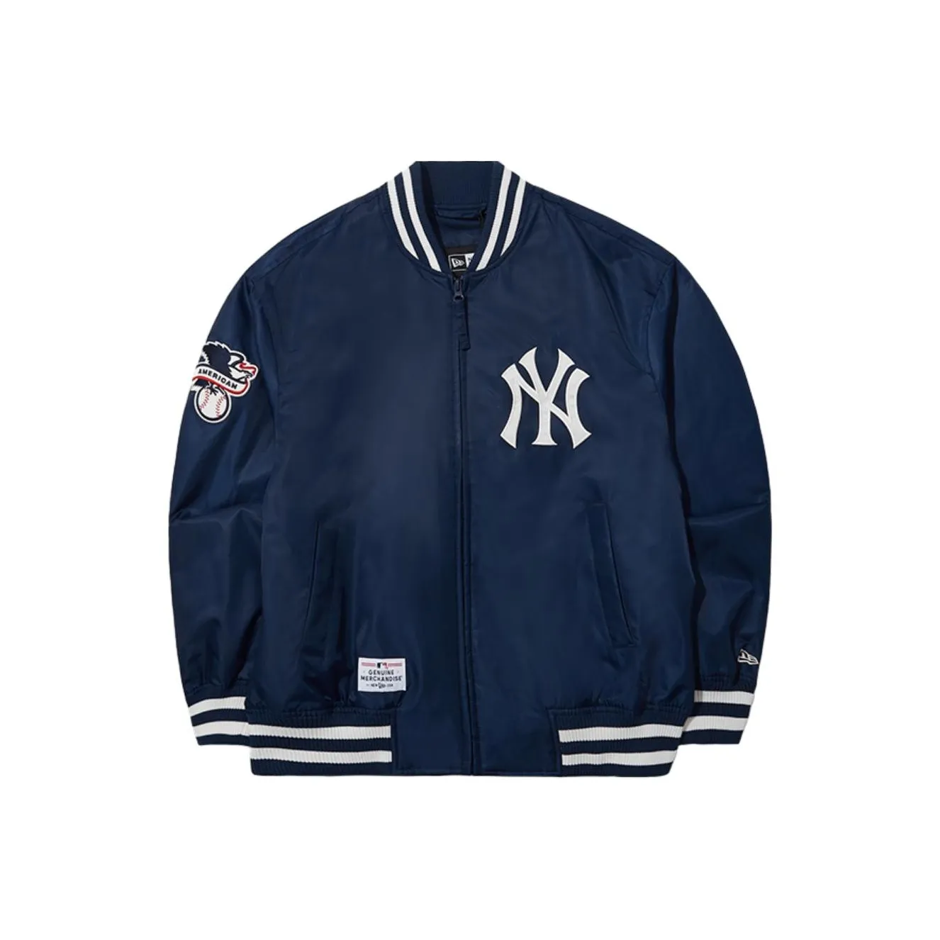 New Era Бейсбольная куртка Унисекс Темно-синий