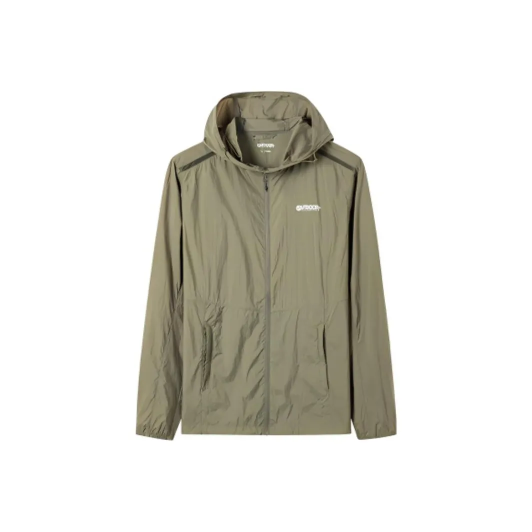 OUTDOOR PRODUCTS Breathable UV Protection Sun Protection Clothing Men's Army Green