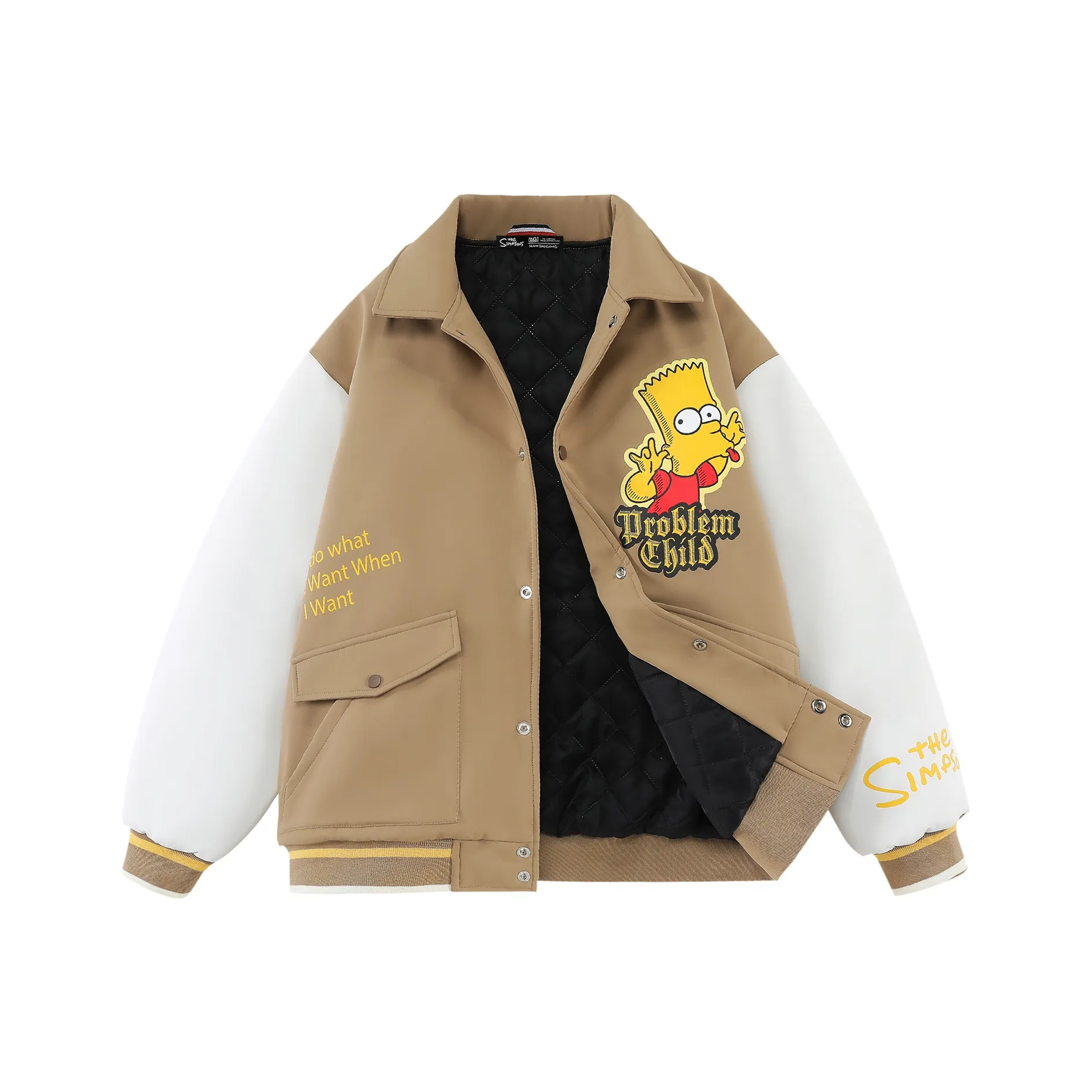 The Simpsons Puffer Jacket Unisex