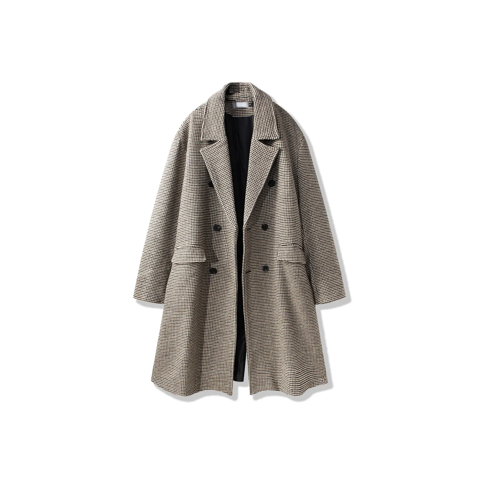 DKPD Хаки клетка Унисекс Пальто