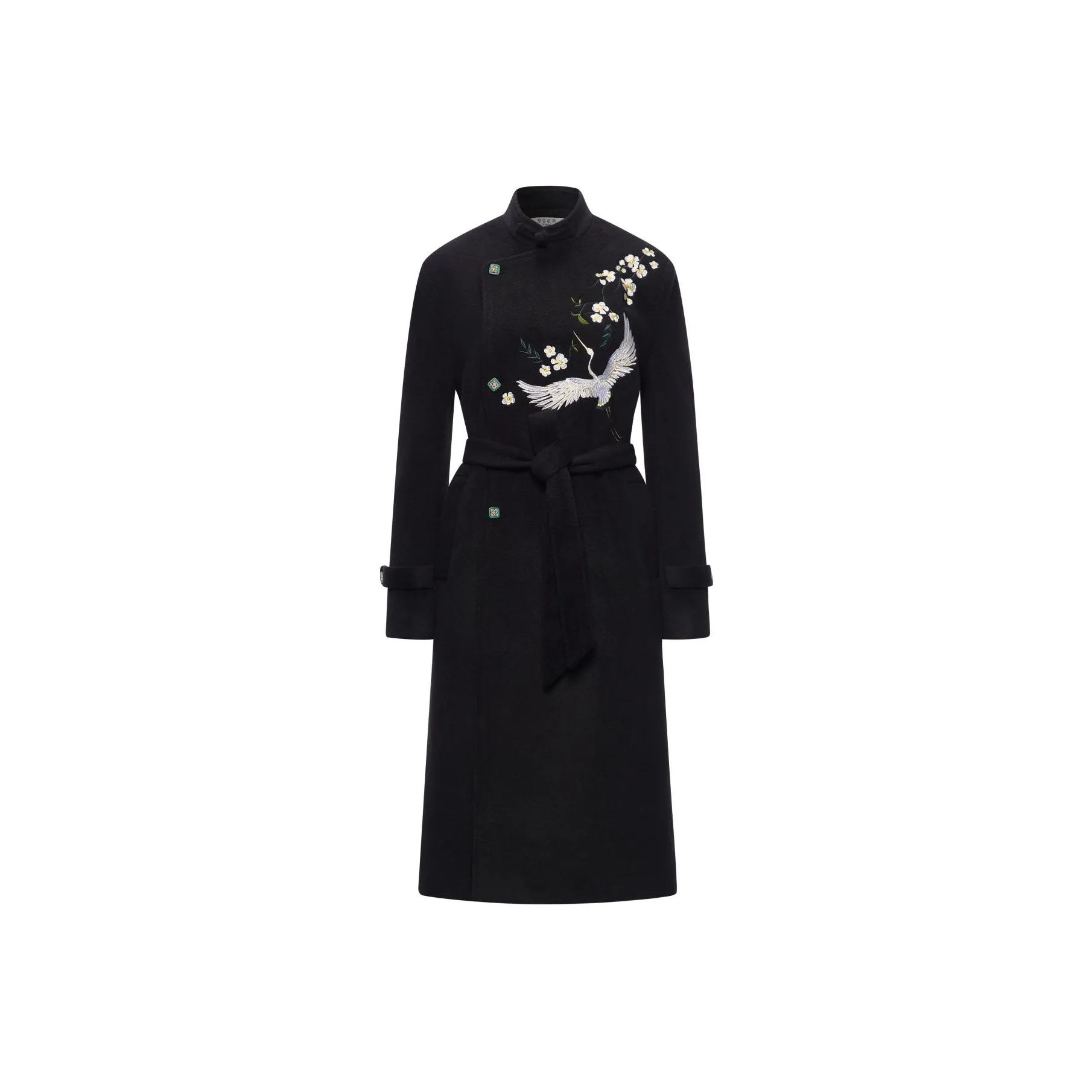 CNEW Black Velvet Long Coat Unisex
