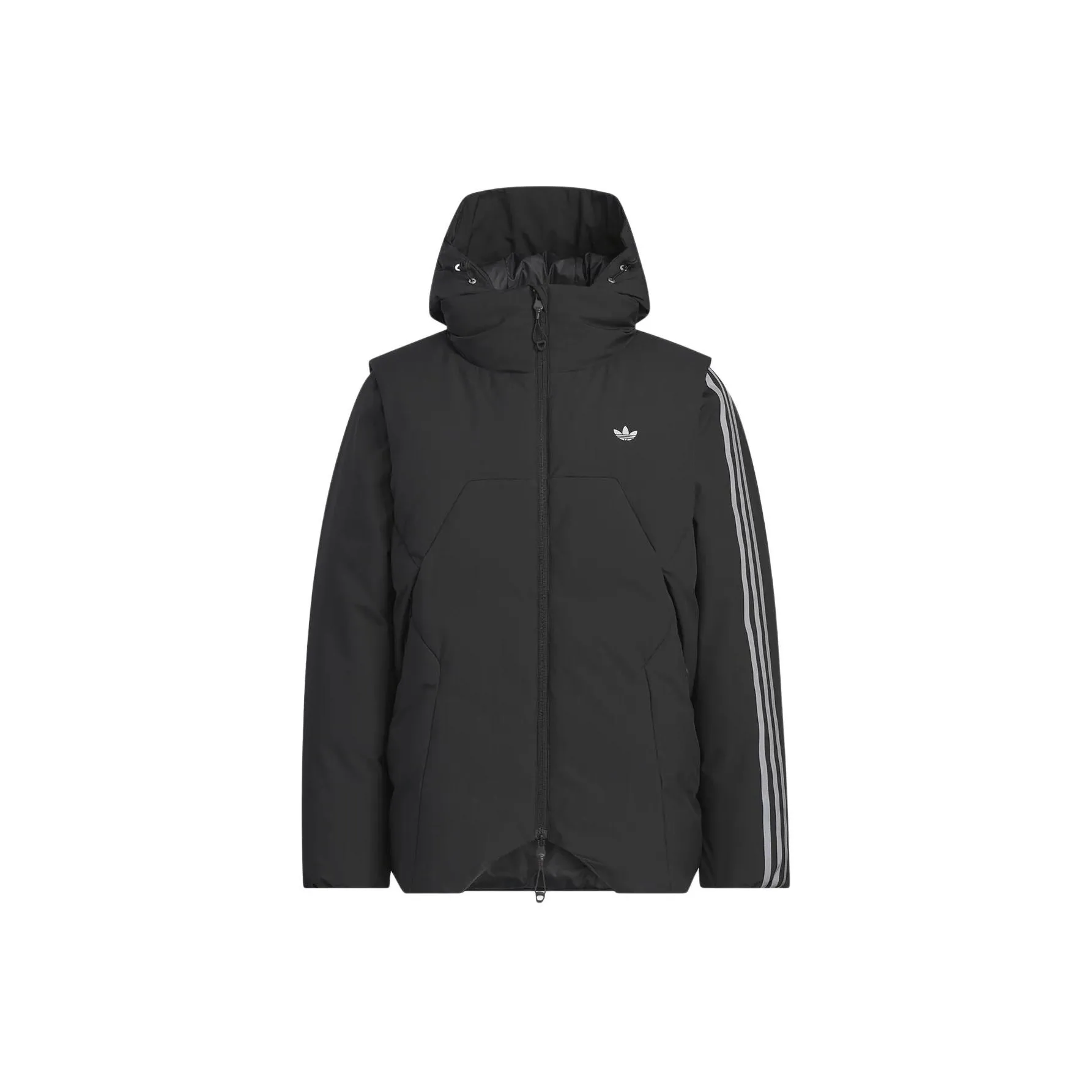adidas originals X HAMCUS FW23 Hooded Zip Up Down Jacket Black