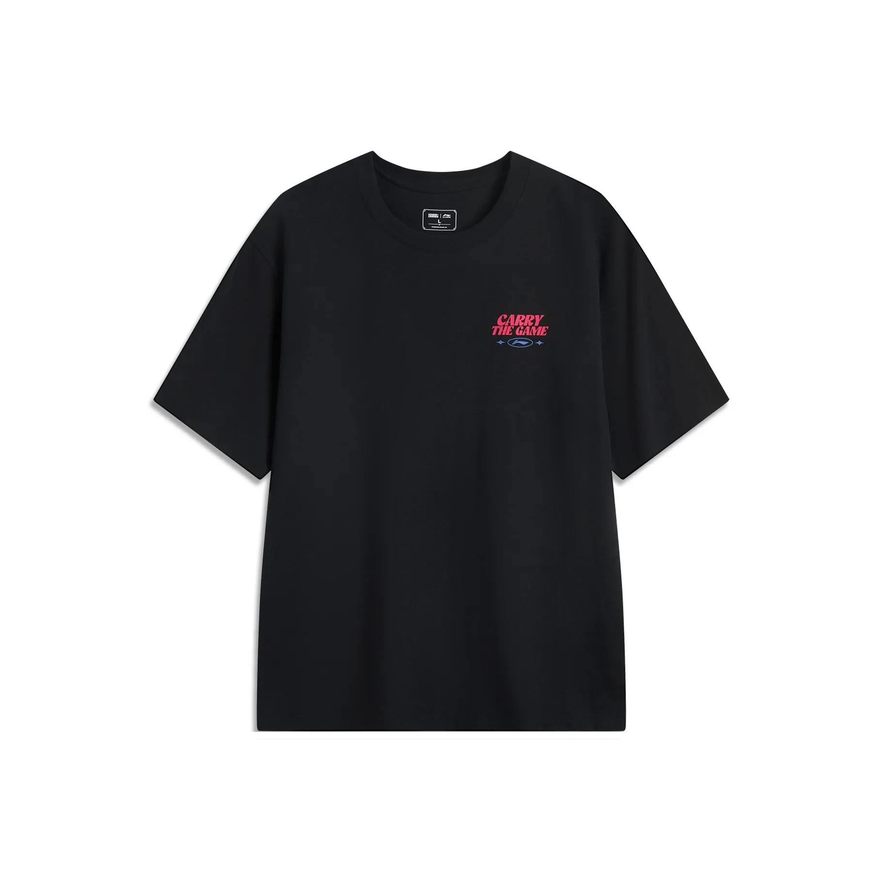 LiNing x LEAGUE OF LEGENDS Sports Life Collection T Shirt Unisex Black/Back Police Woman