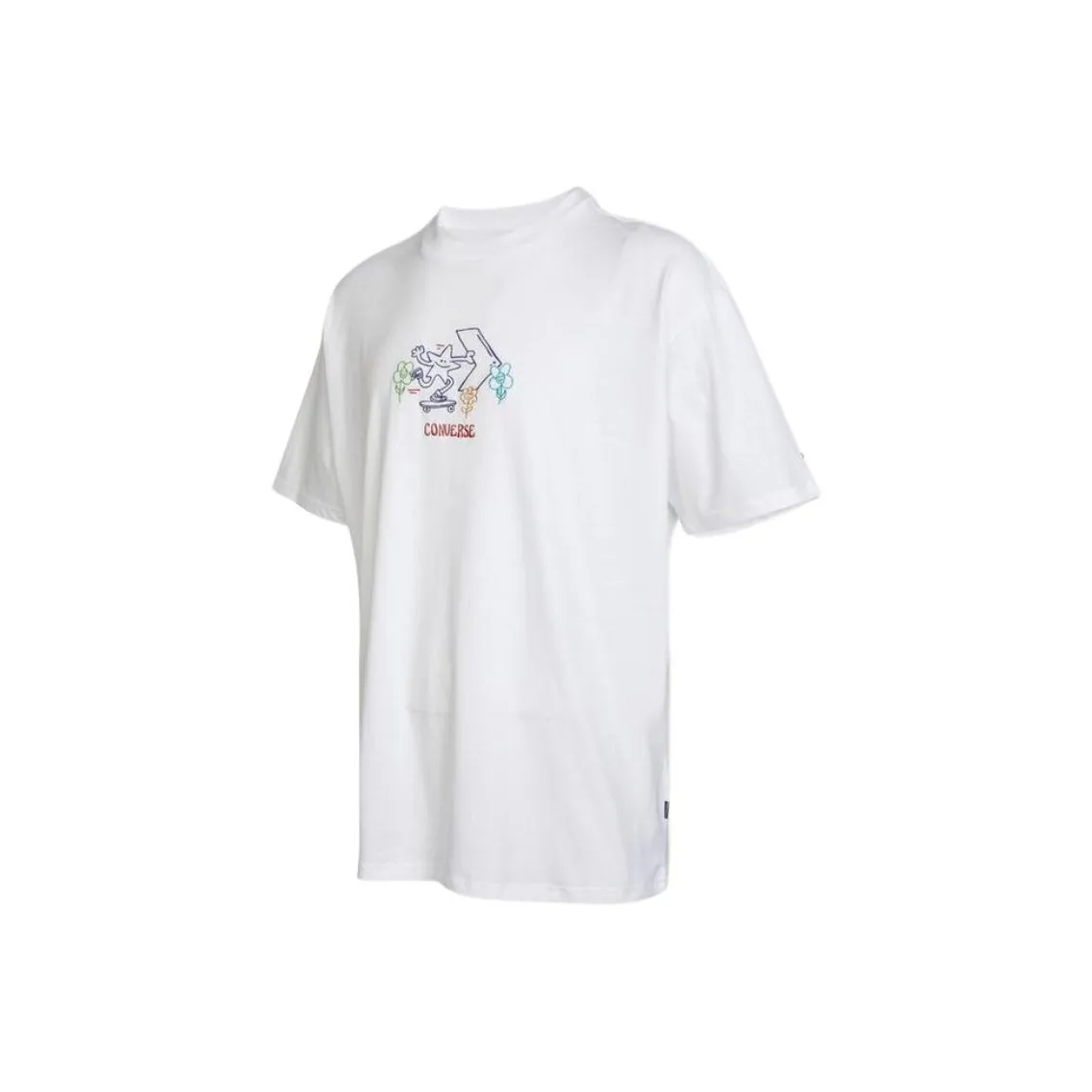 Converse Pushing Along T Shirt Men's White