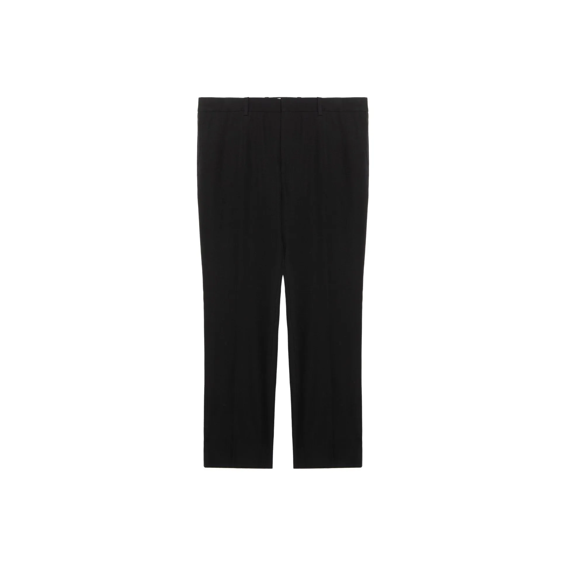 Burberry Grain De Poudre Wool Tailored Trousers