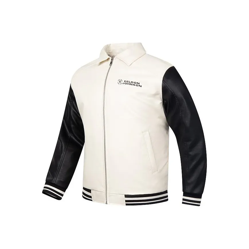 QIAODAN Jackets Men Raw Denim/Black