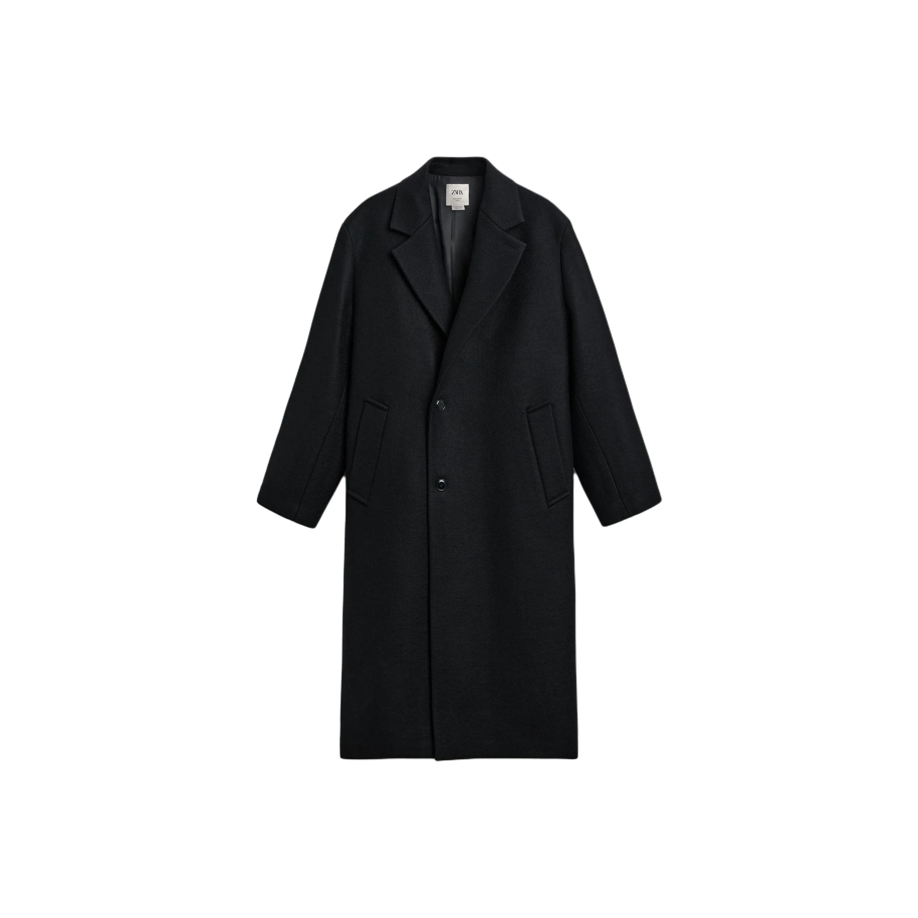 ZARA Черное Мужское Пальто