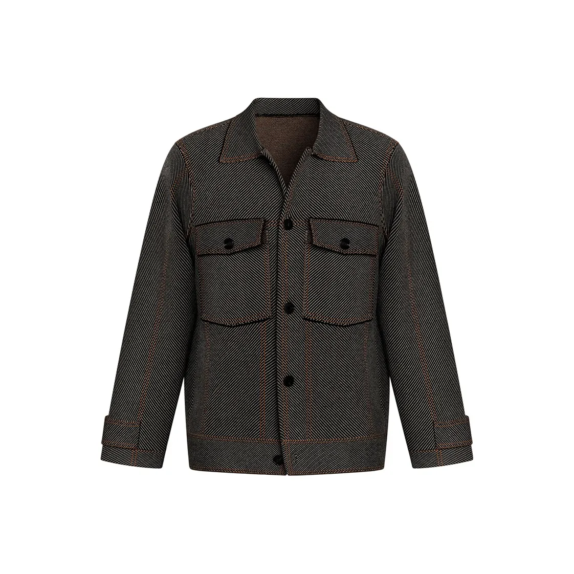 SKARO Куртки Пальто Мужской Черный Белый Саржа