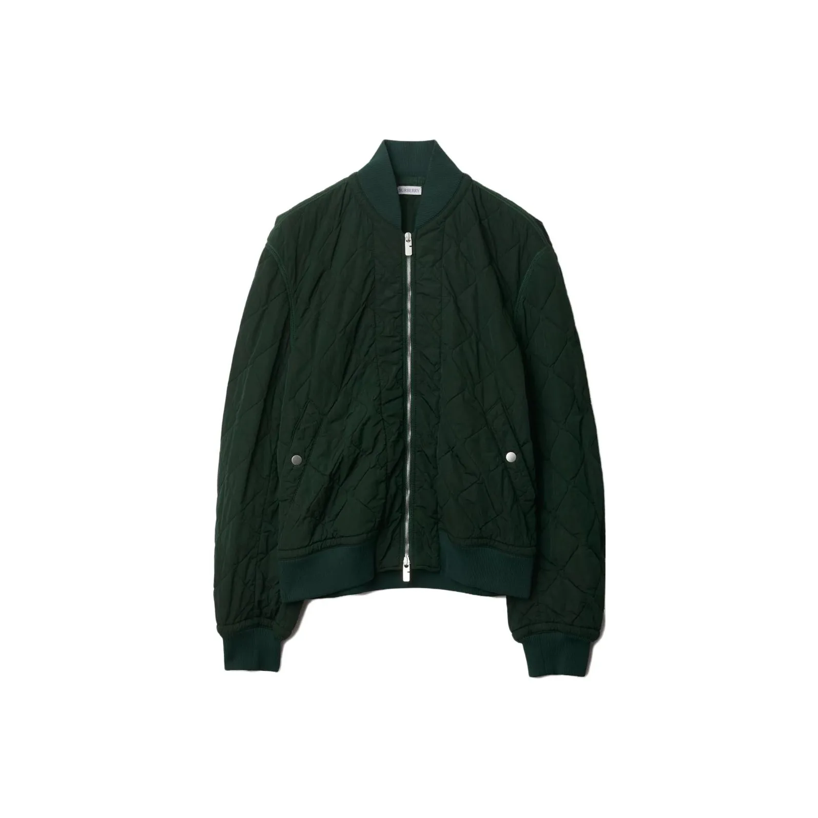 Burberry Quilted Zip up Bomber Jacket