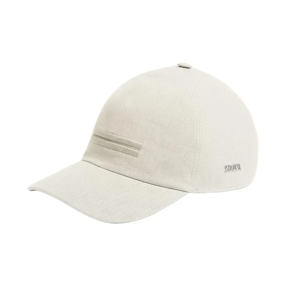 Zegna Oasi Lino Baseball Cap