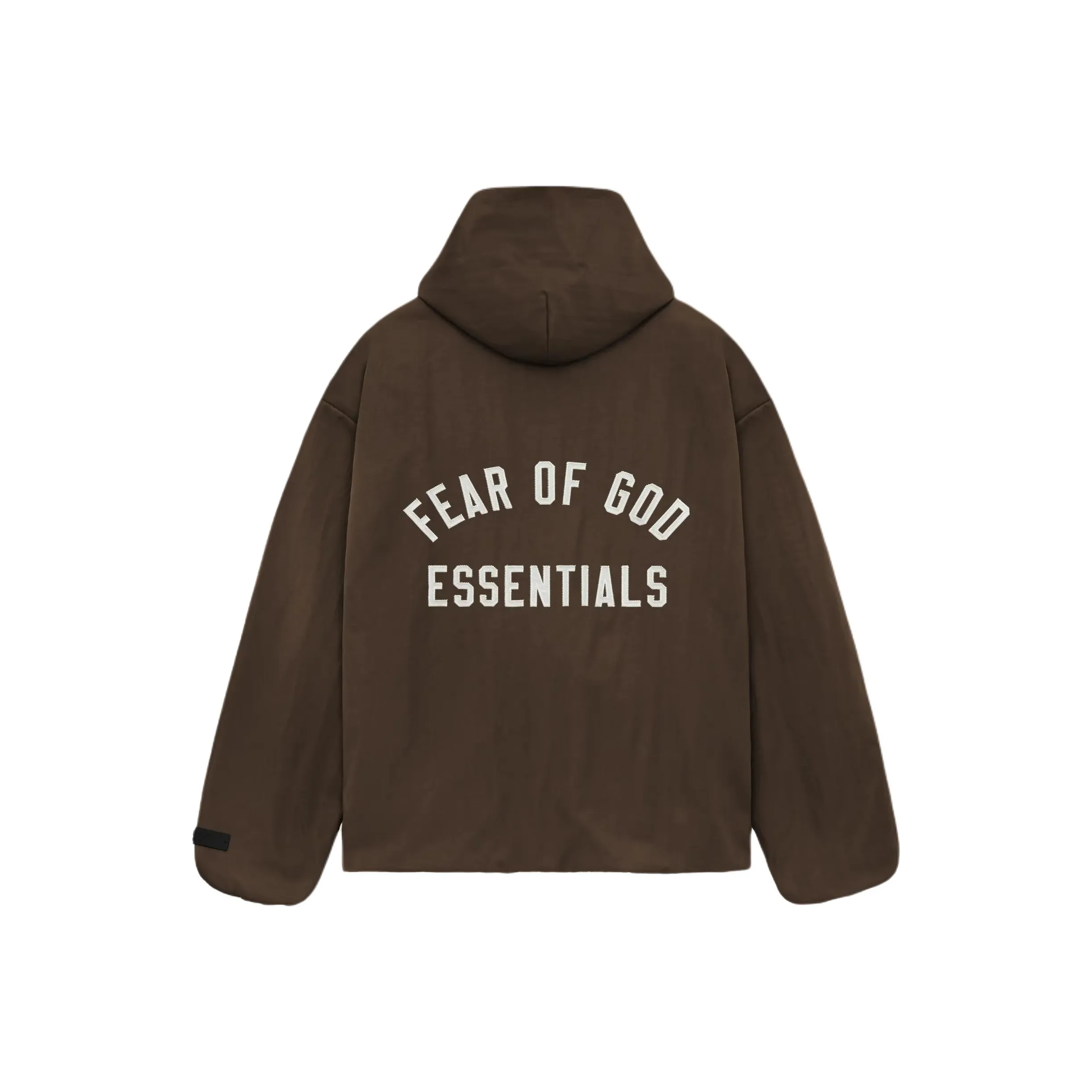 Fear Of God Essentials Textured Nylon Hooded Coaches Jacket