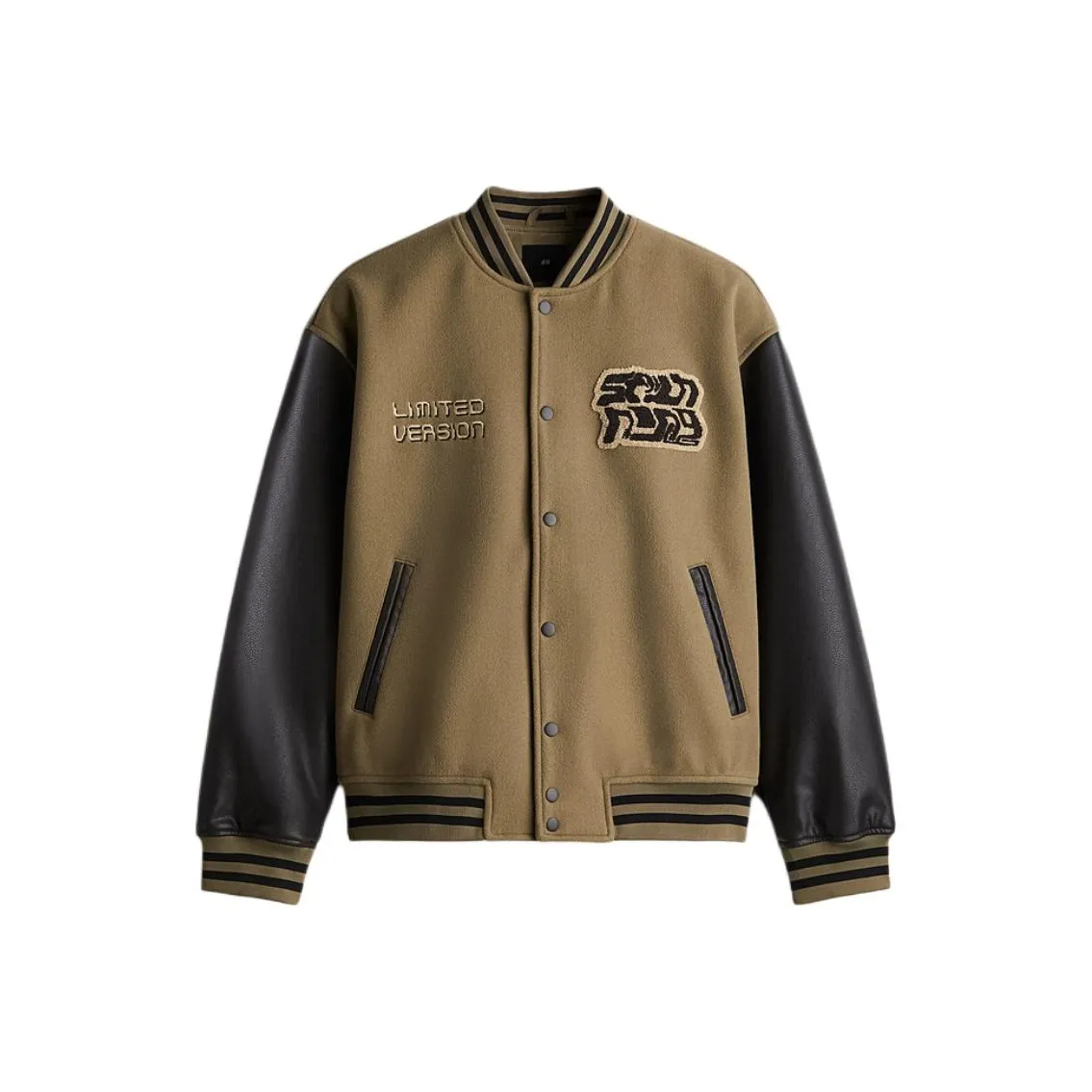 H&M New Year Jackets Men's Beige/Black
