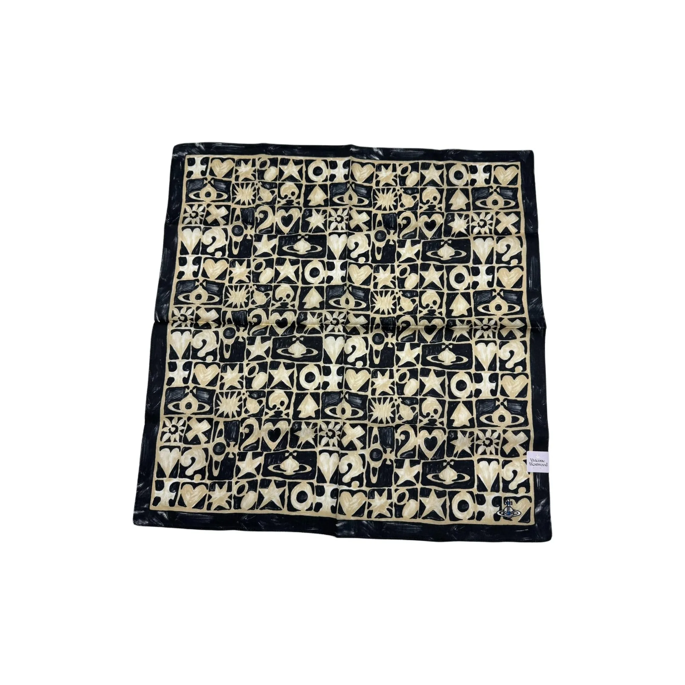 Vivienne Westwood Шелковые шарфы Унисекс Черный