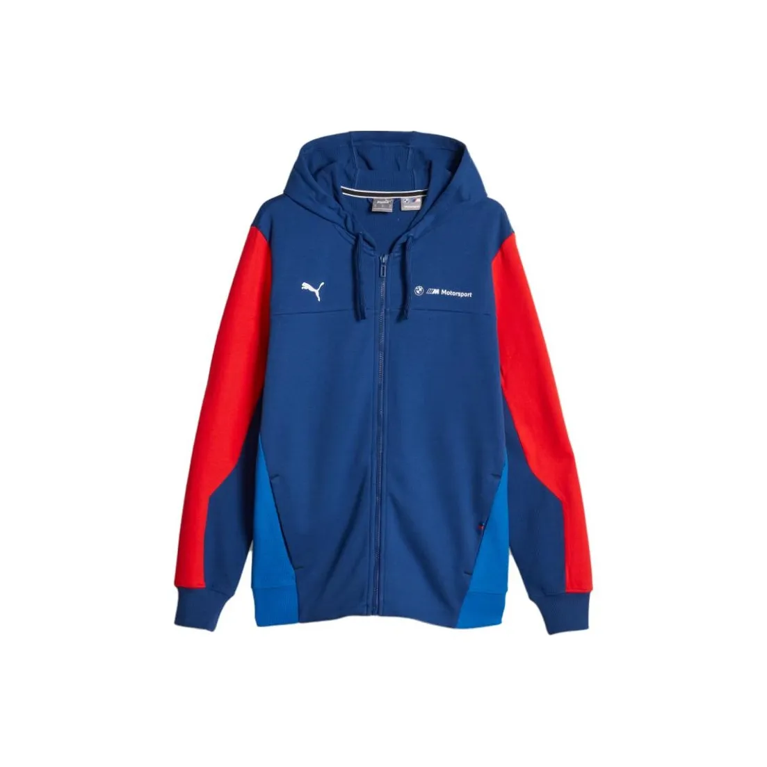 PUMA BMW M Motorsport С капюшоном Свитшот Куртки и Пальто Мужской Синий