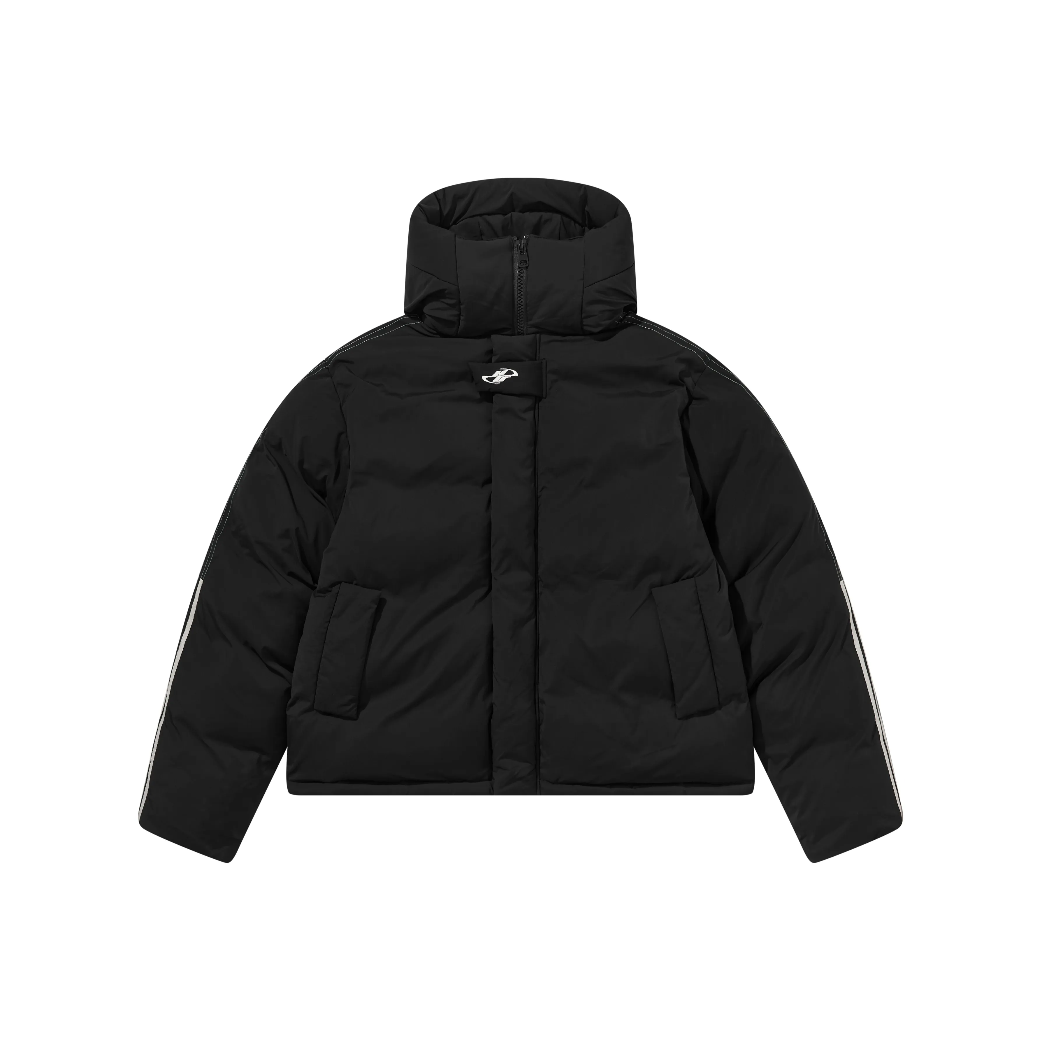 HARSH AND CRUEL Пуховик Унисекс Черный