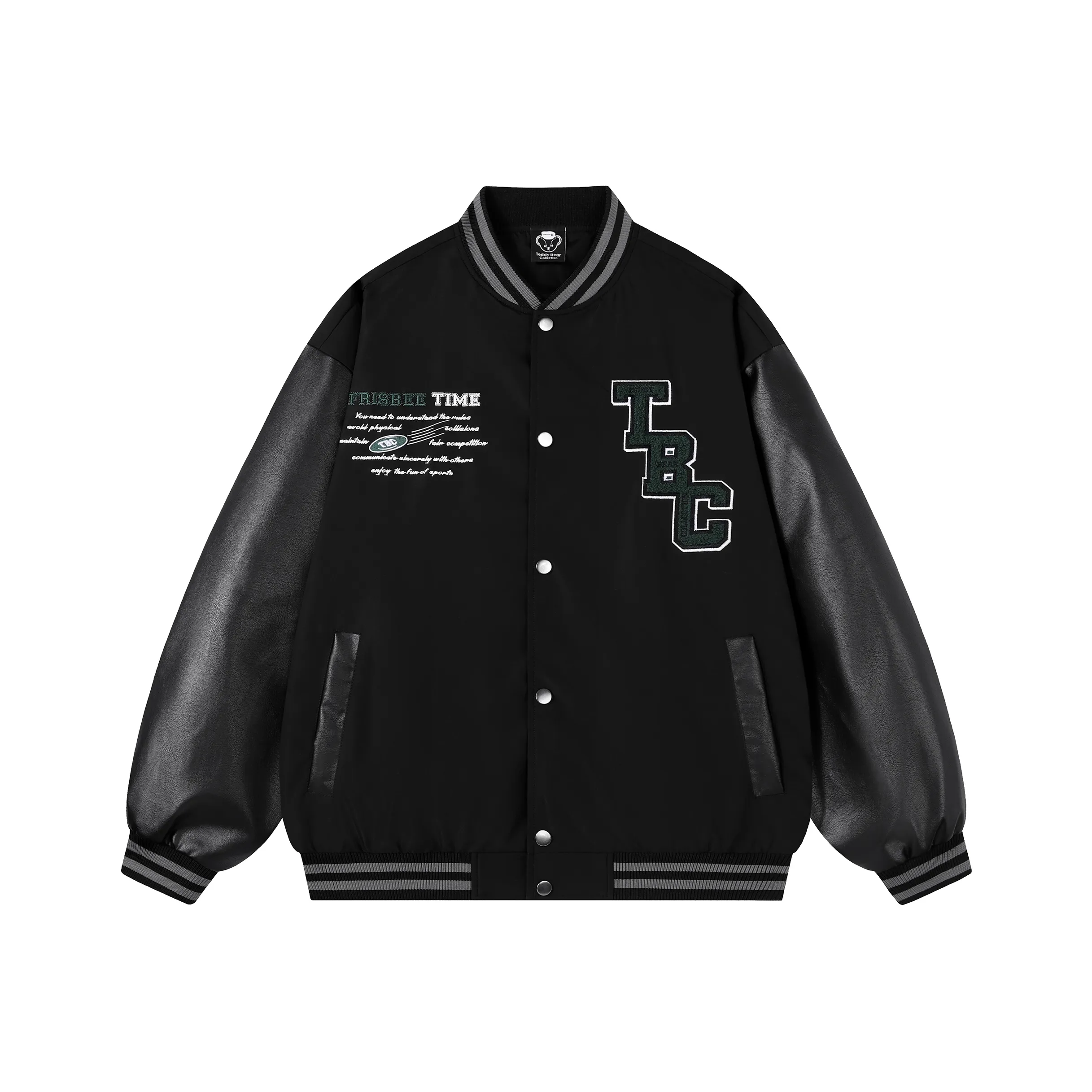 Teddy Bear Collection Baseball Jacket Coat Unisex