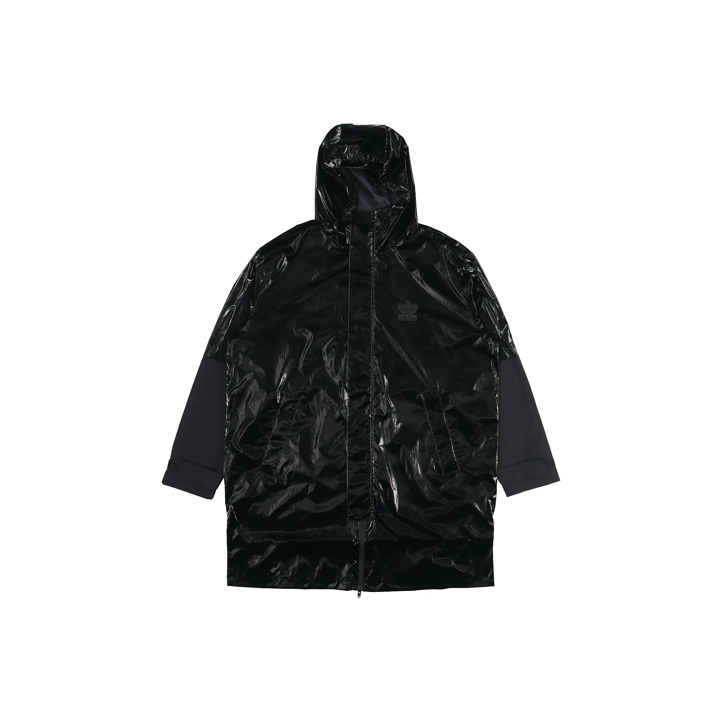 Adidas Originals Liquid Metal Trench Coats Men's Black
