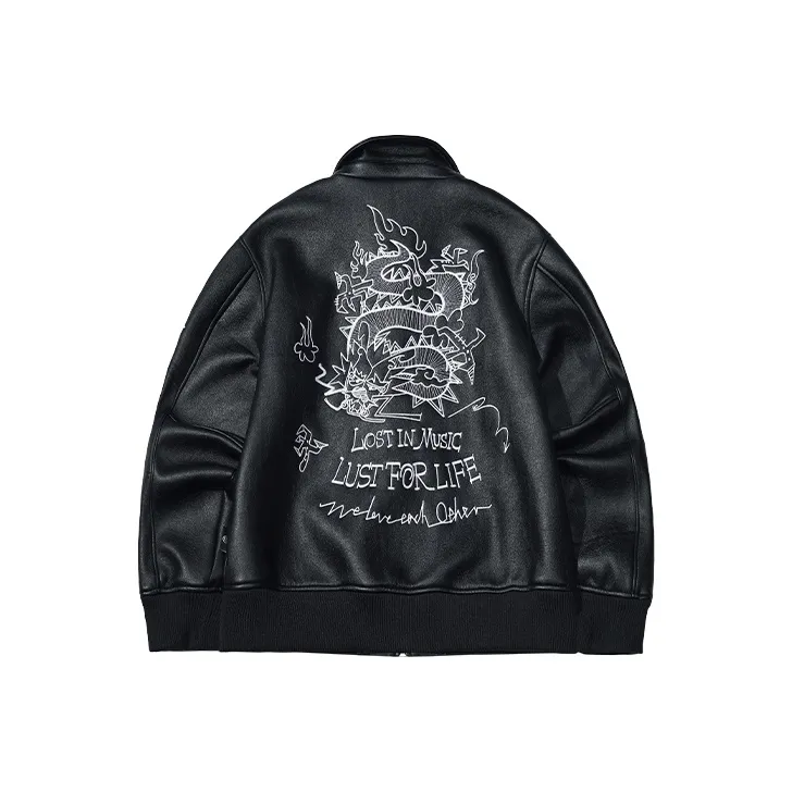 BEASTER Куртки Пальто Унисекс Красный Черный