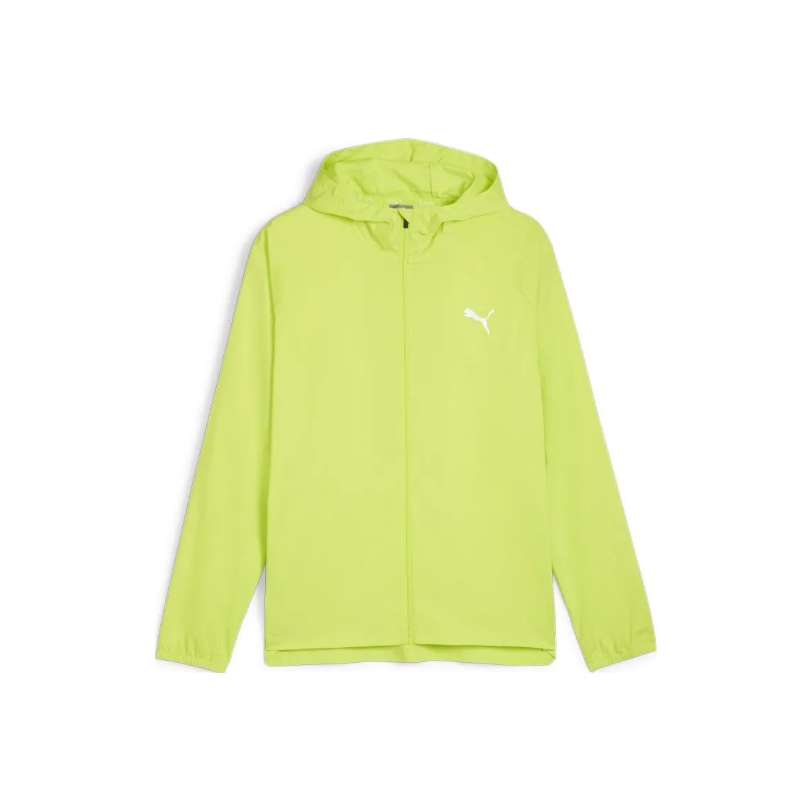 PUMA Essentiell RUN FAVORITE WOVEN HOODED JACKET Men's Green